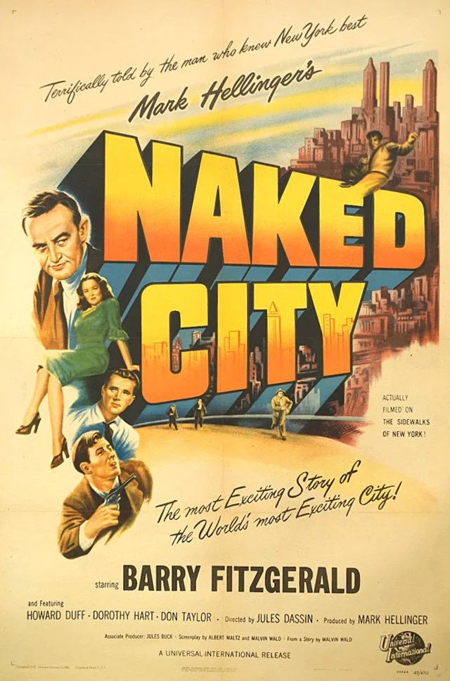 Original poster art for The Naked City