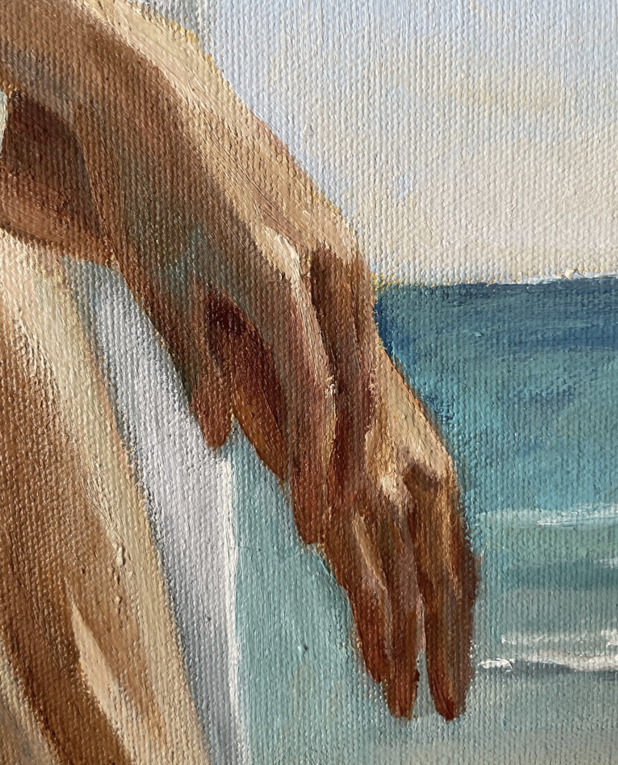 Anna Reznikova's art Touch of the Sun - details