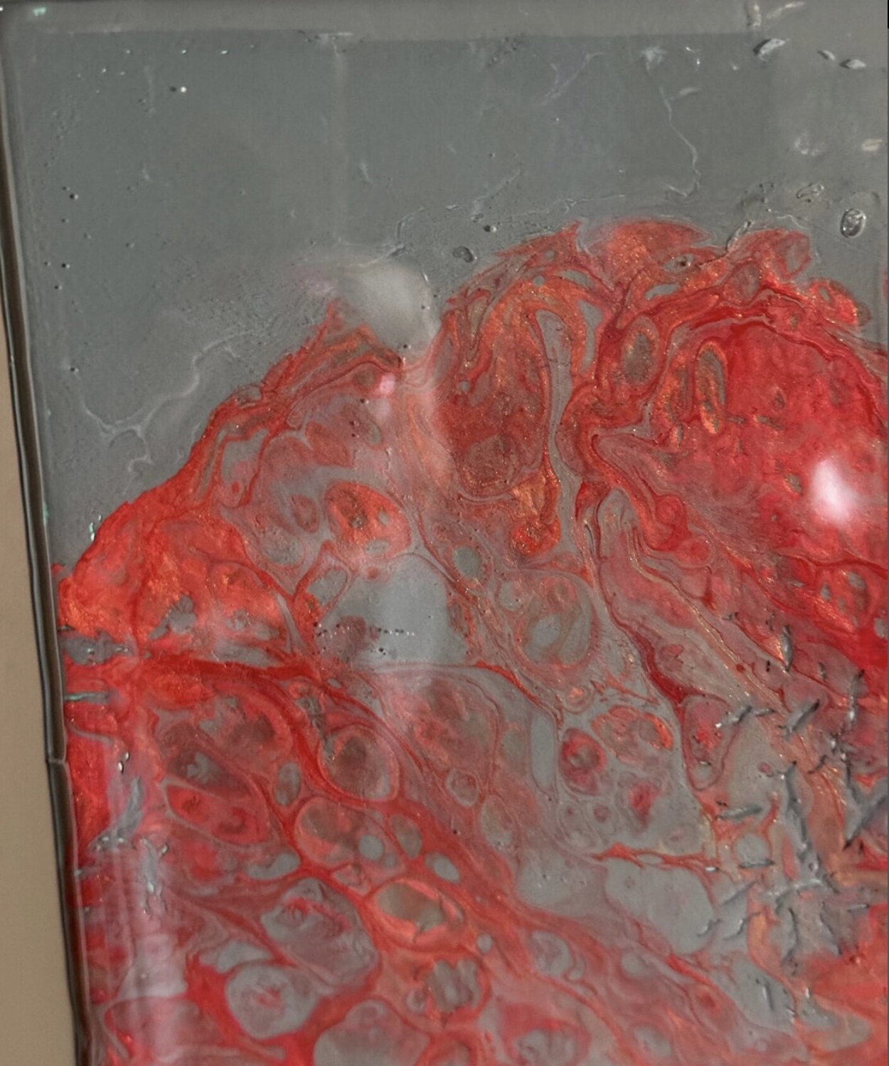 Art Fire in the Kitchen by Kseniia Turik - details