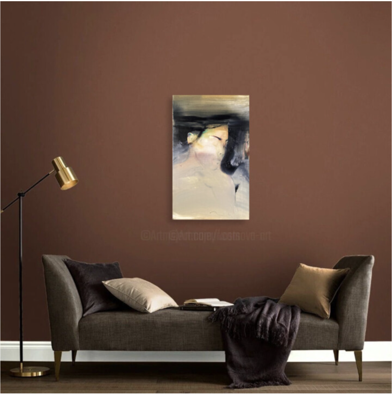 Abstract art by Tanya Grinevich - Sleeping - details
