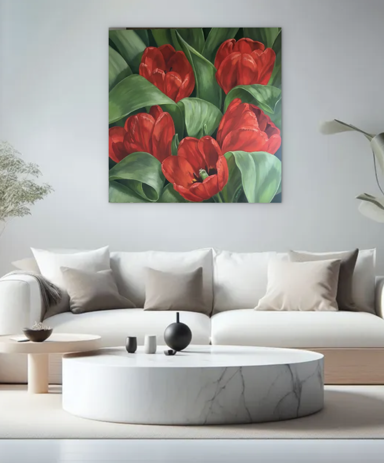 Anna Reznikova's art Tulip Prelude - details