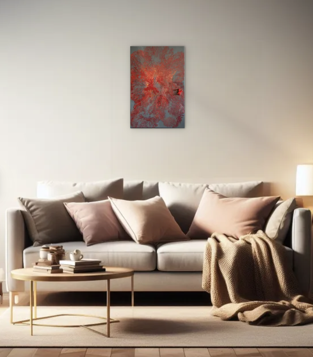 Art Fire in the Kitchen by Kseniia Turik - details