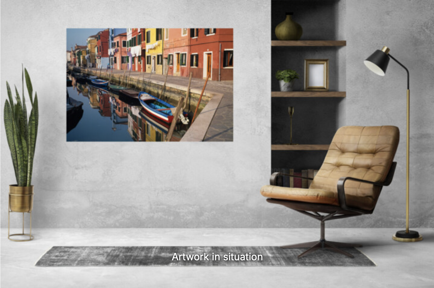 Artistic photography print Burano Venetian Island 3 by photographer Derek Harris - details