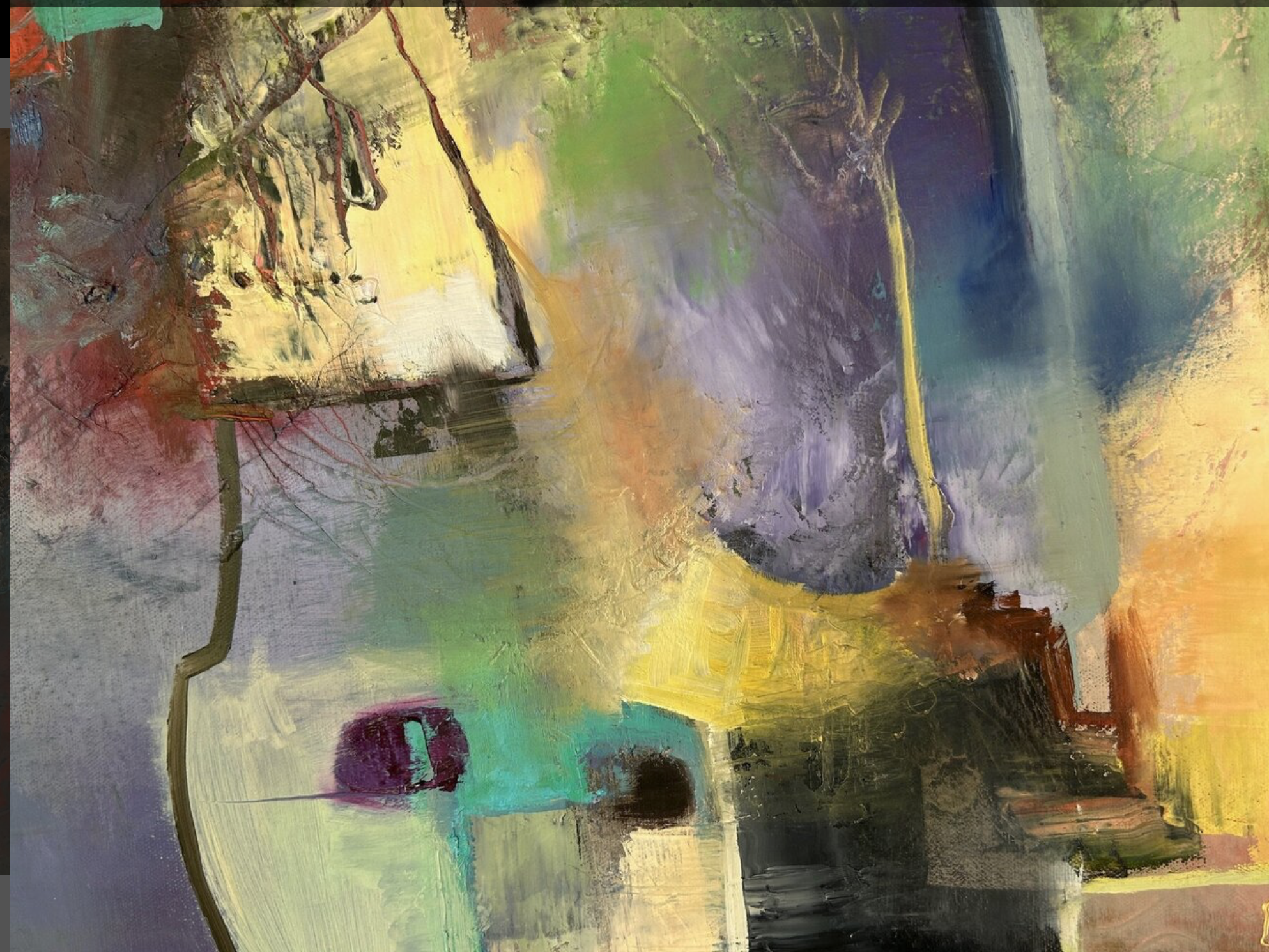 Art by Ludmila Budanov Storm of Thoughts - details
