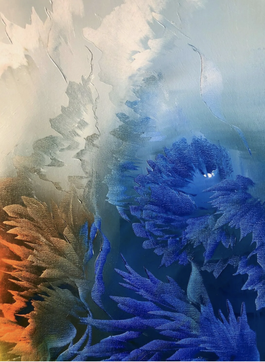 Art by Ludmila Budanov Under Water - details
