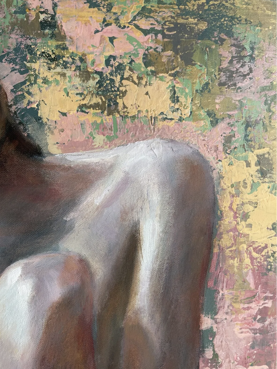Anna Reznikova's art Golden Reflection - details