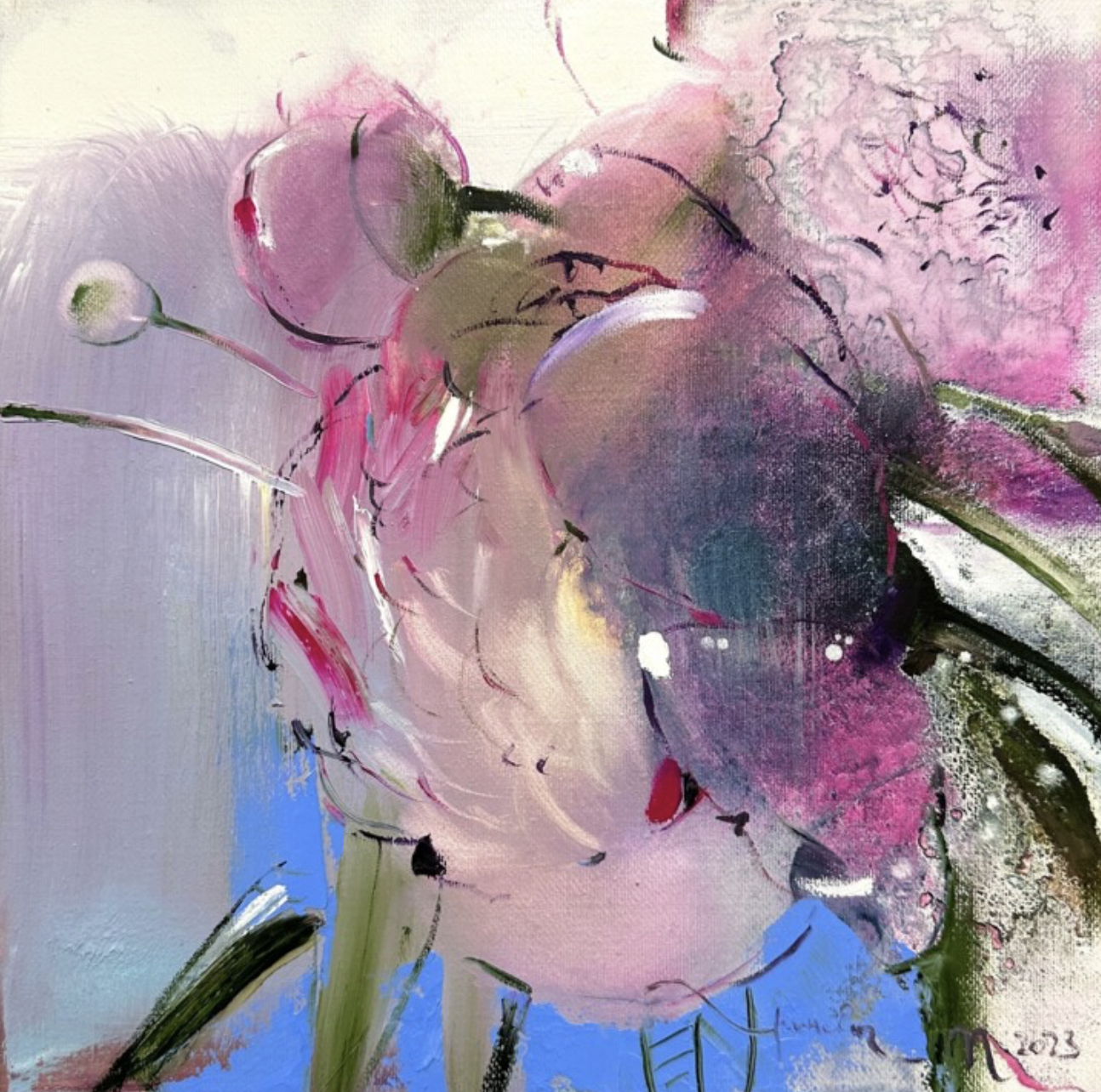 Abstract art by Tanya Grinevich - Peony