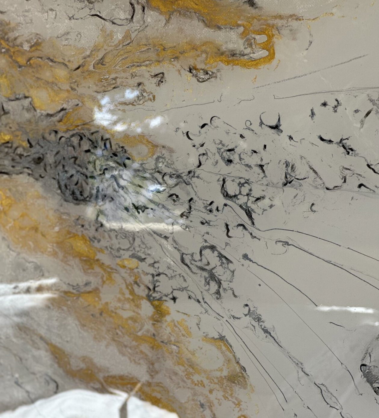 Art Golden Wings by Kseniia Turik - details