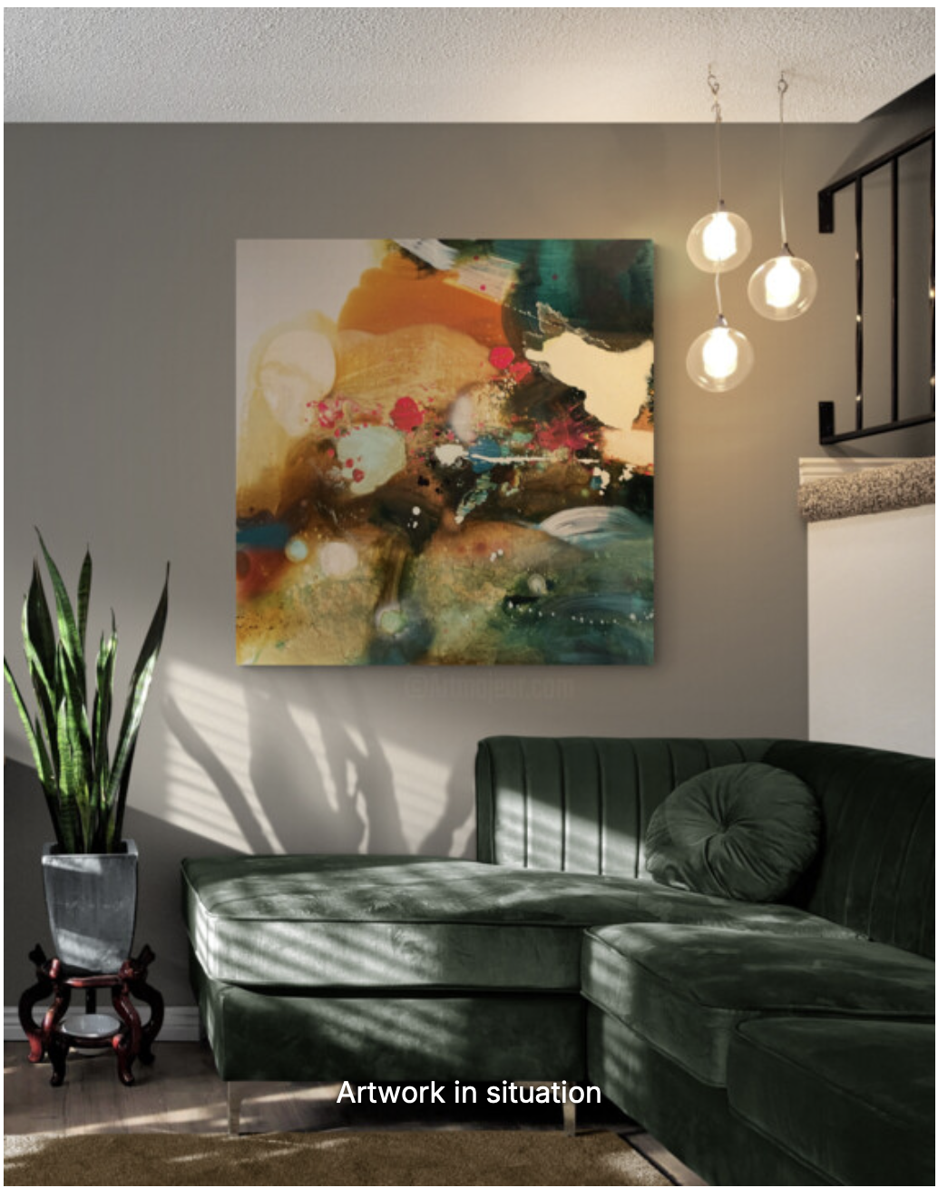 Abstract art by Tanya Grinevich - Echo - details