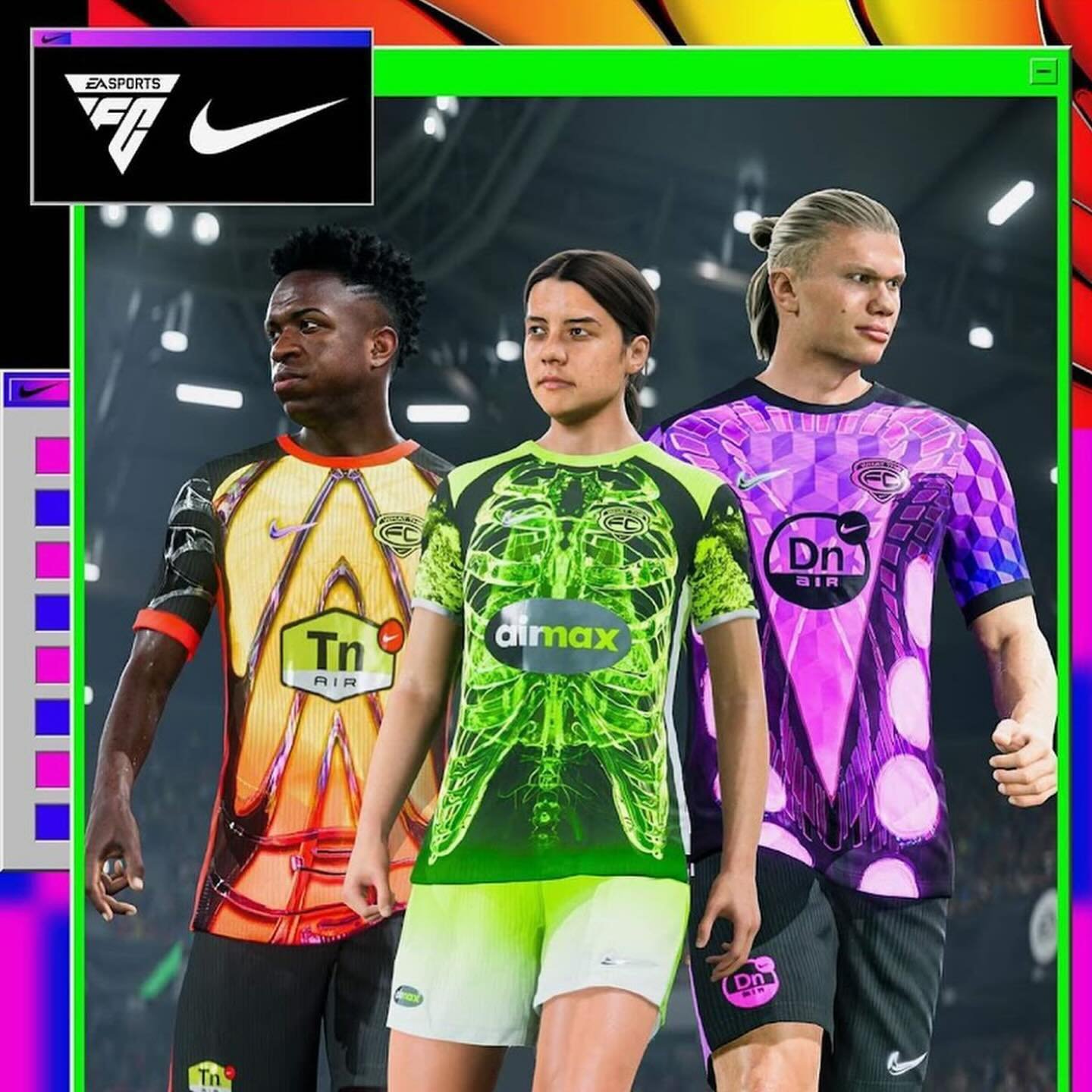 Nike and @easportsfc have revealed a &lsquo;What the FC&rsquo; collection with physical jerseys expected too! ⚽️

Which is your favourite coourway? 

#SneakerSpott #EAFC #Nike #Football