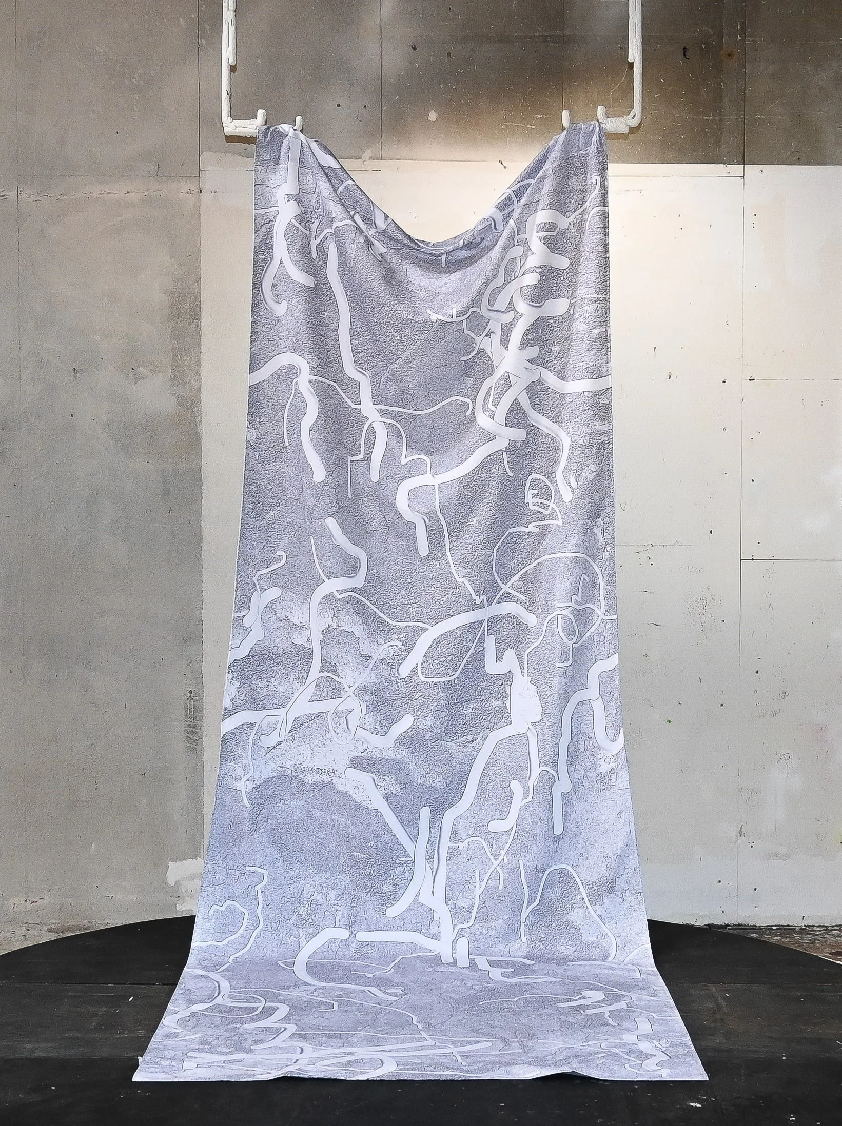 2024 | Condensed Signature | digital print on cotton | 120x340cm