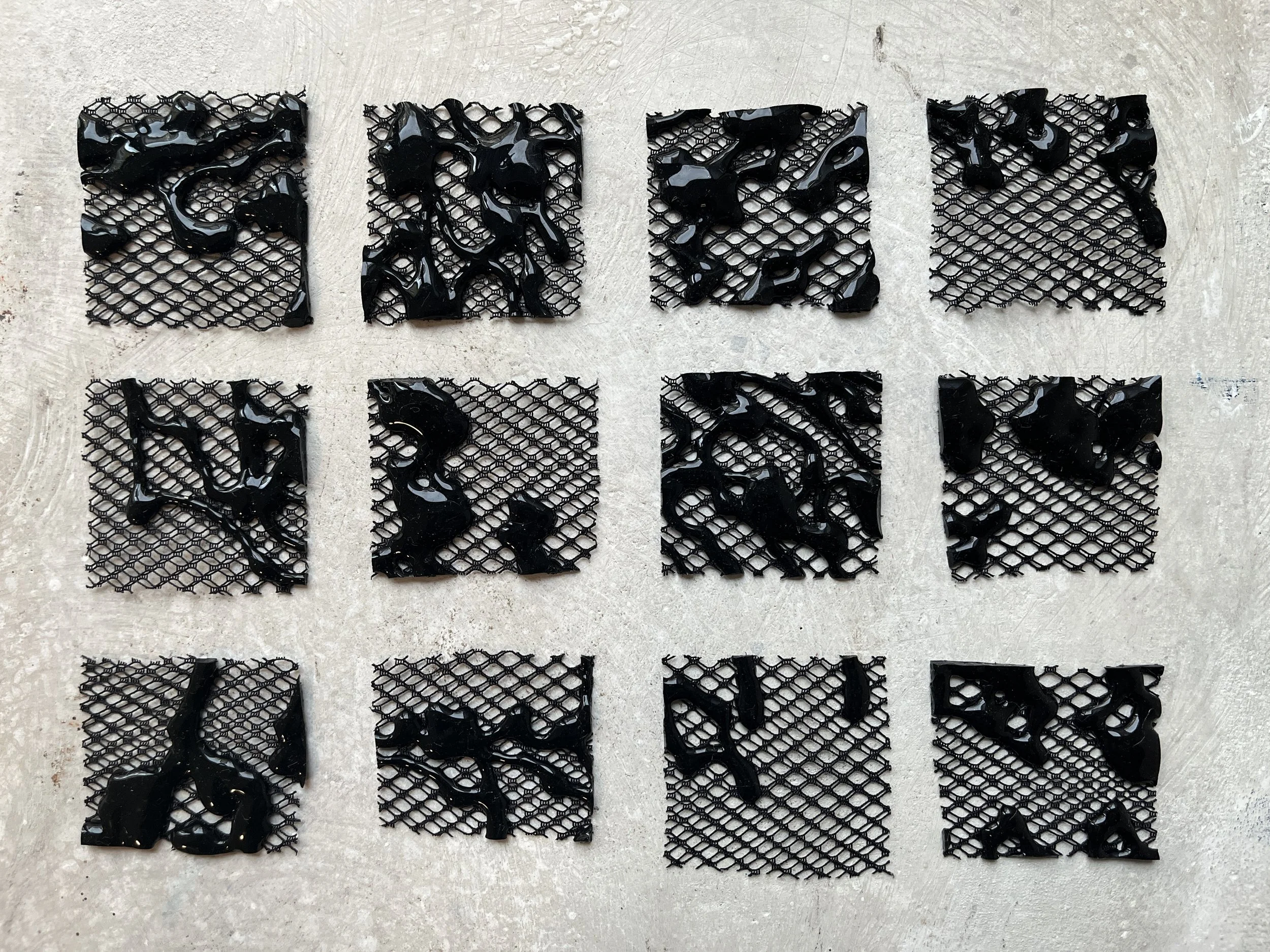 2023 | Silicone experiments on tulle