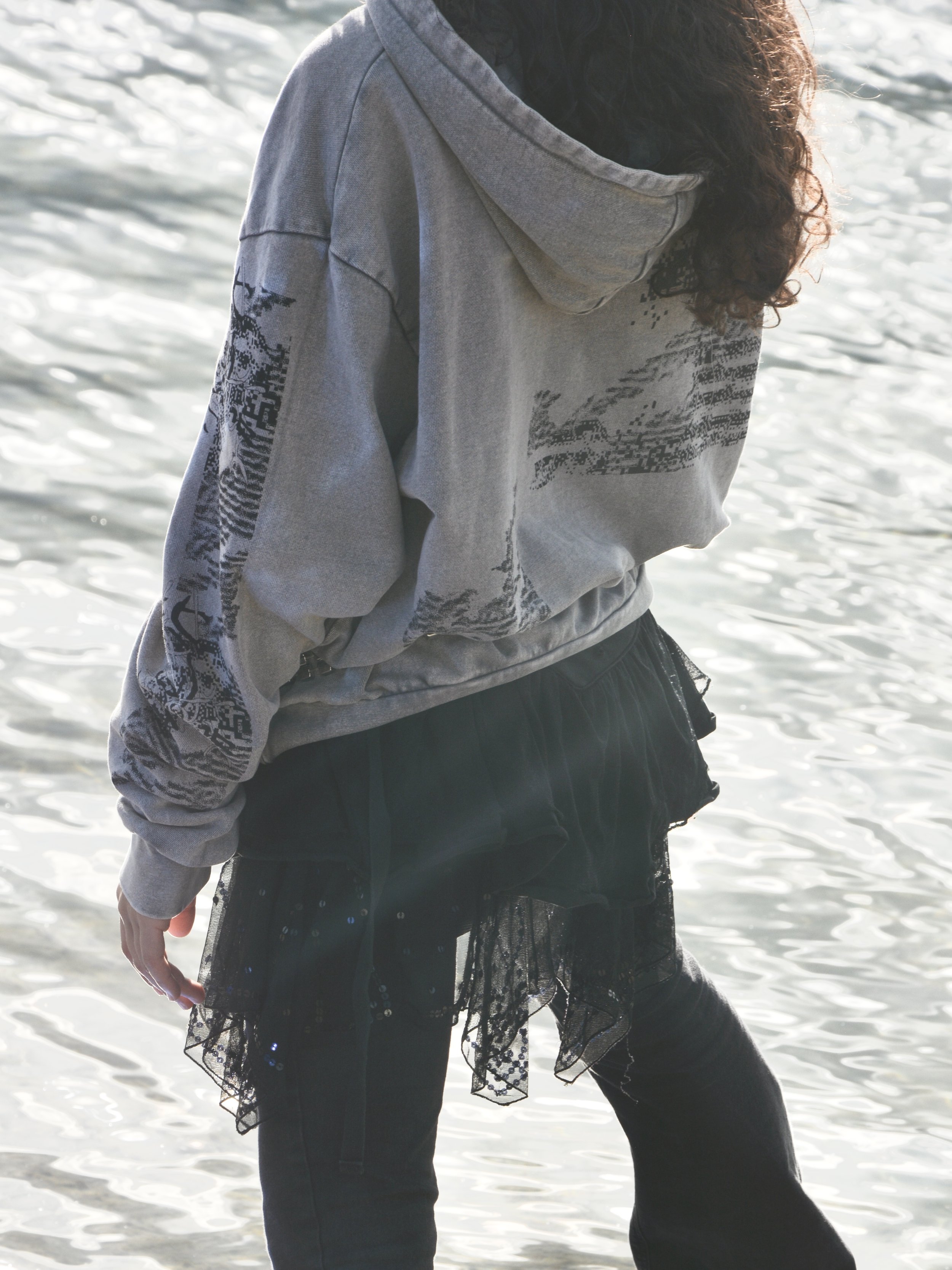 2023 | Digital Ink Hoodie | screenprint on cotton