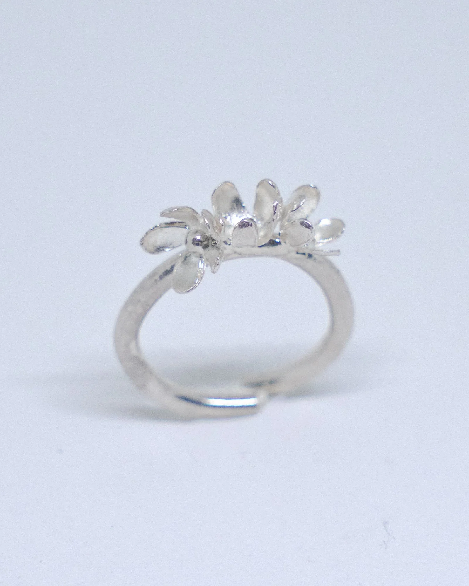 Triple Flower Ring in silver925