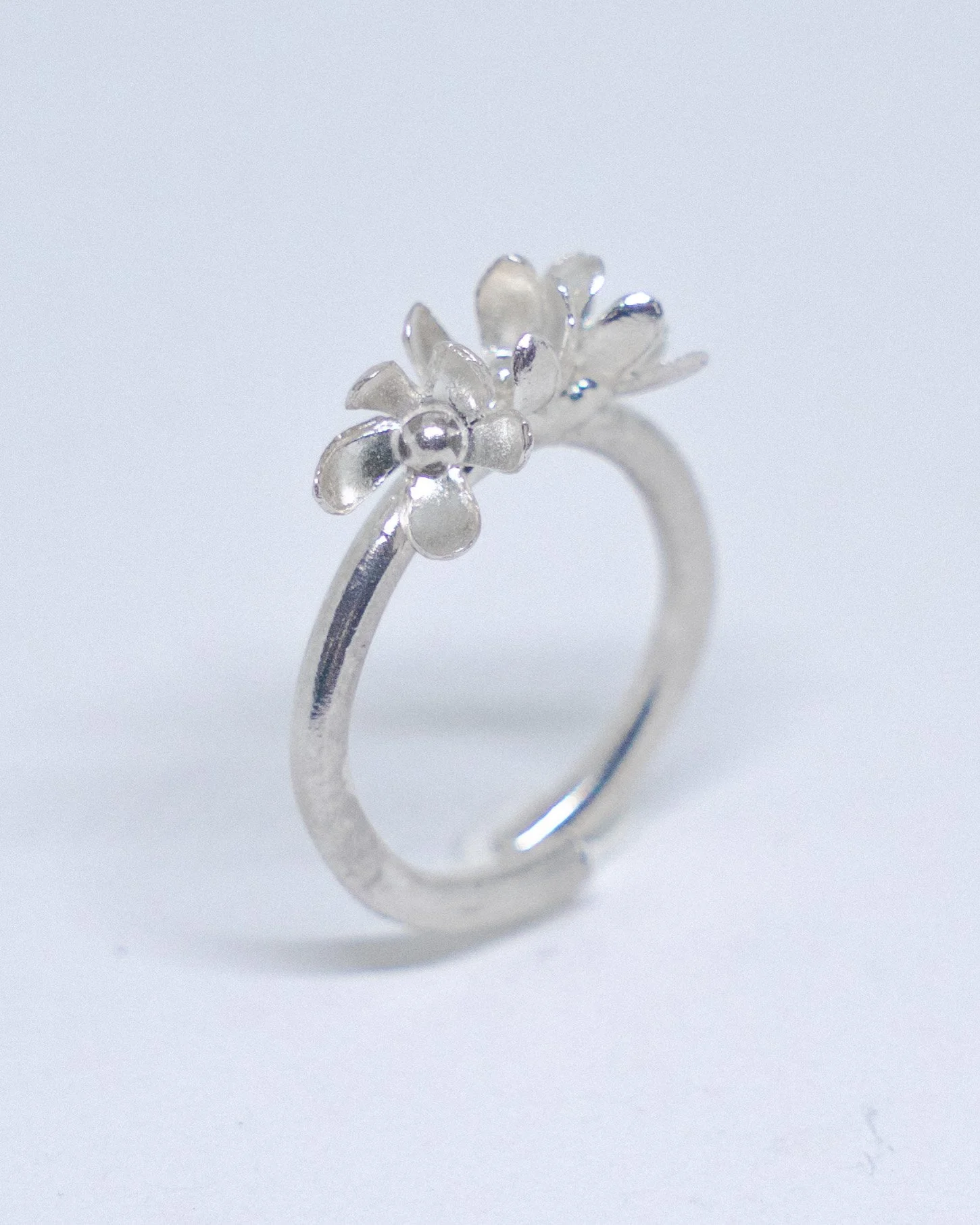 Triple Flower Ring in silver925