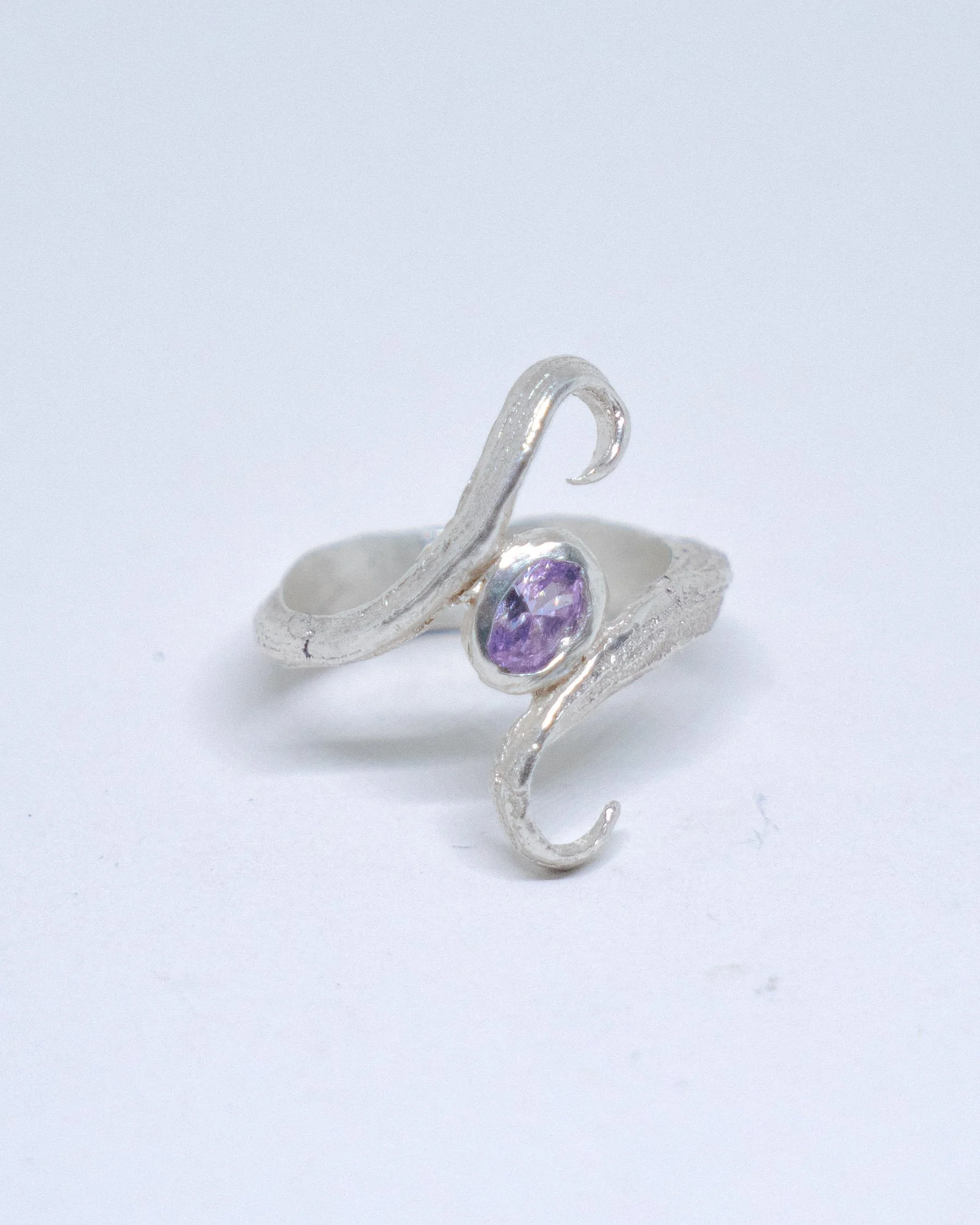 Lilac Garlic Ring | Unique Piece