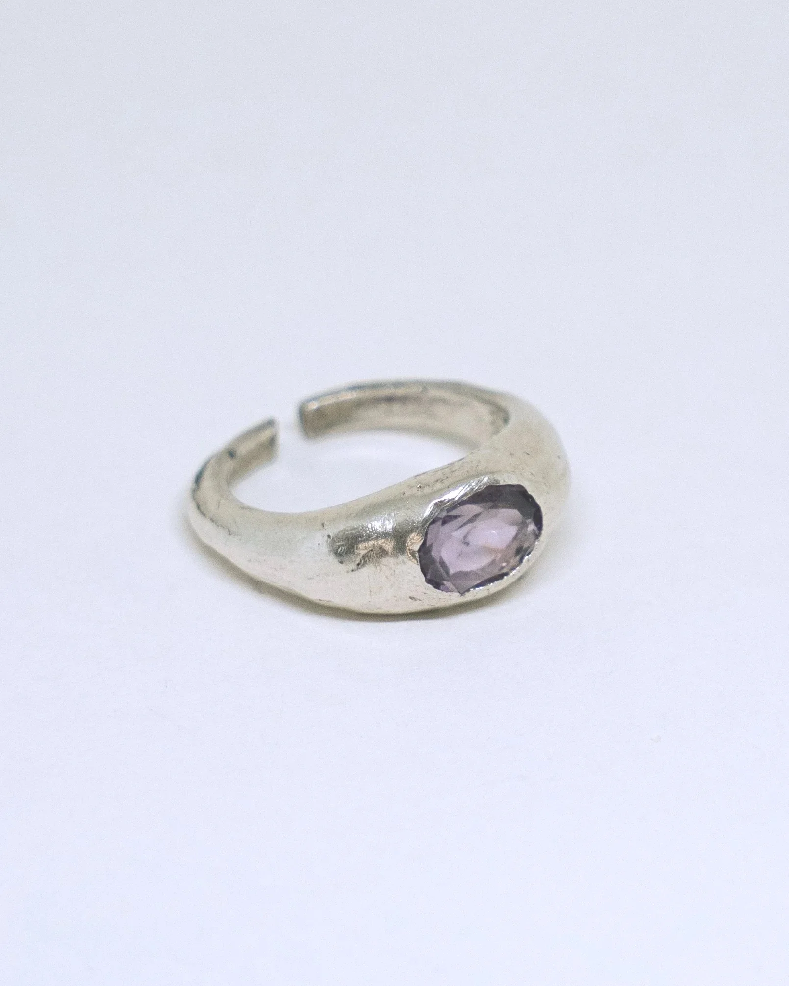 Chunky Lilac Ring - Unique Piece