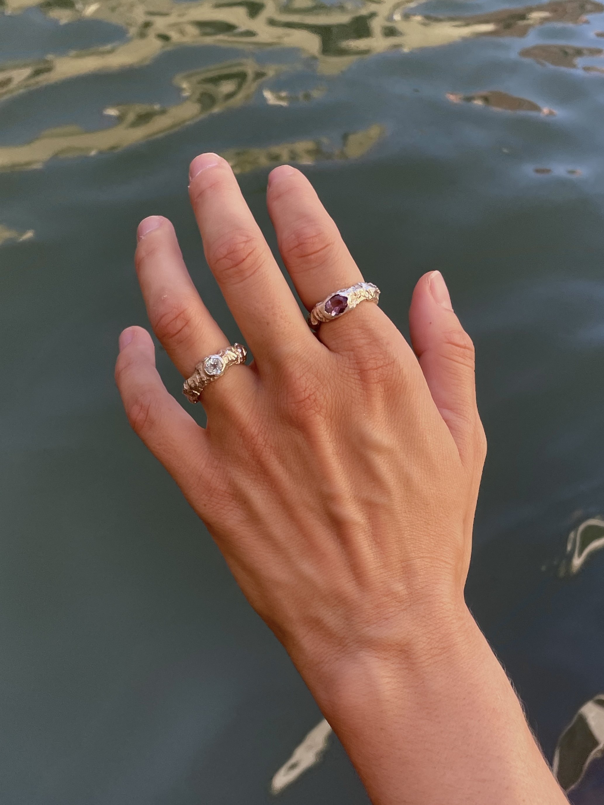 Big Mountain Amethyst Ring | Unique Piece