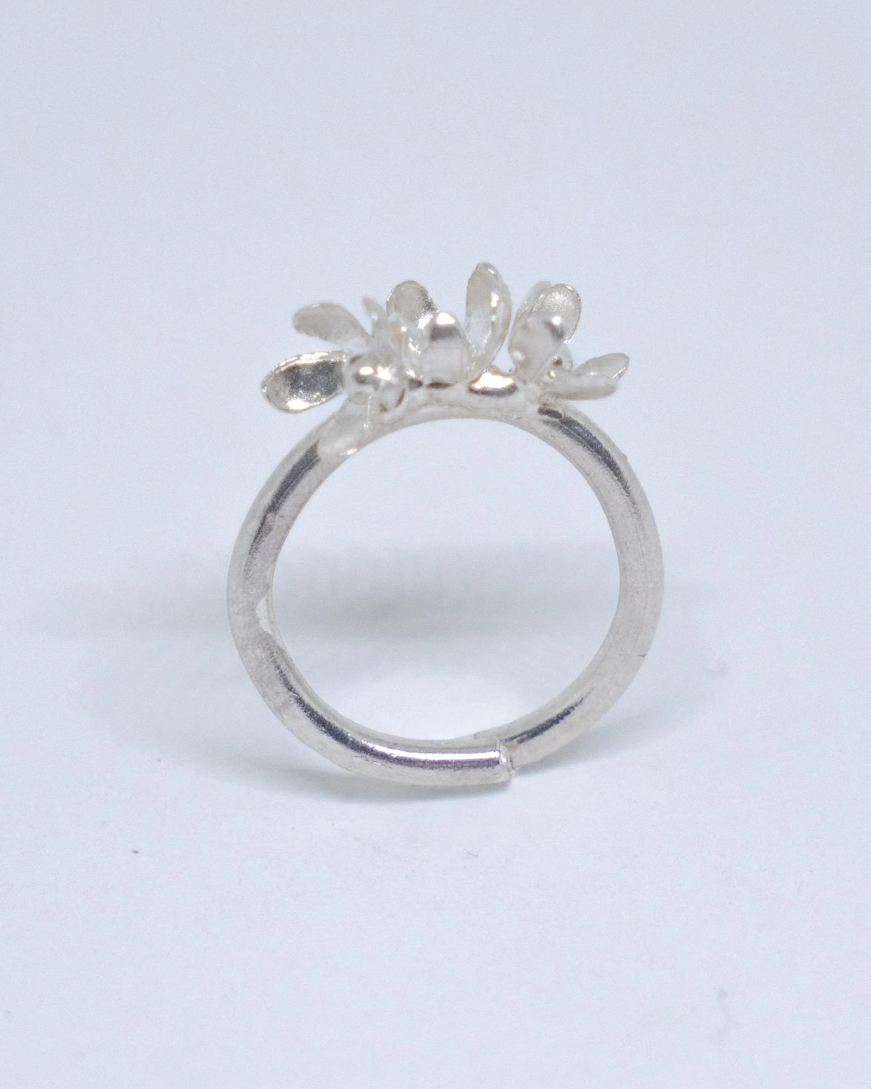 Triple Flower Ring in silver925