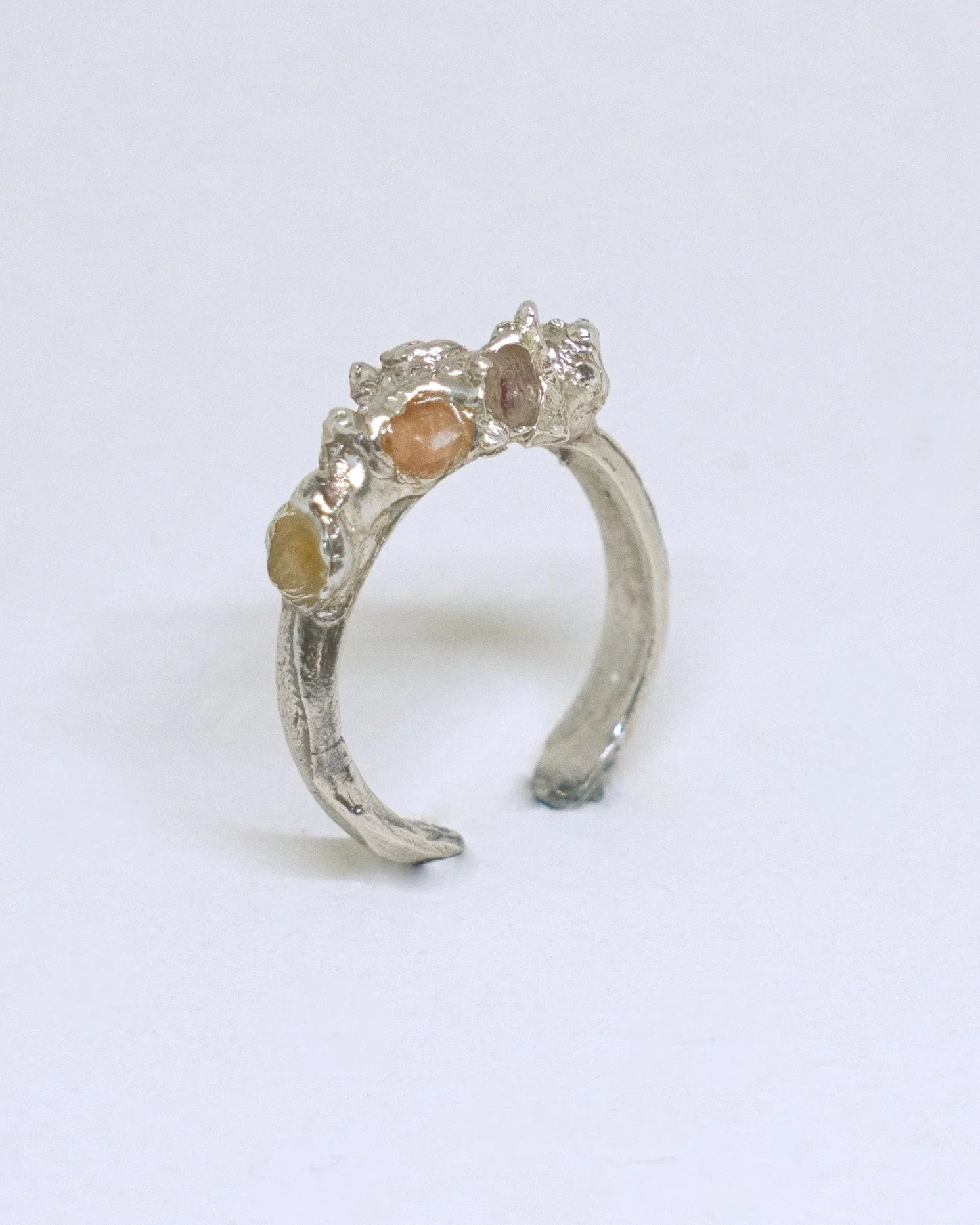 Harveya From Yellow to Pink Ring | Made to Order