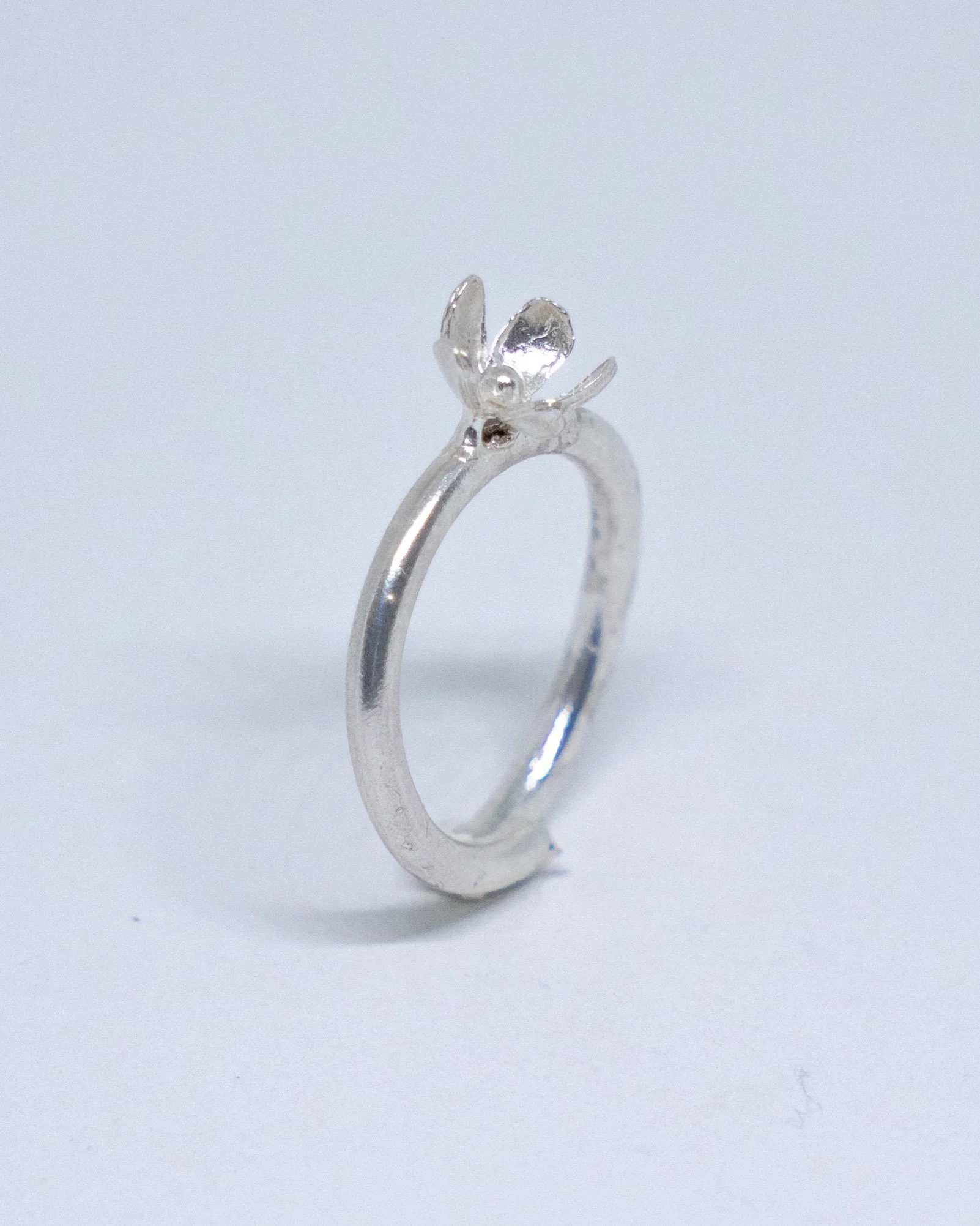 Flower Ring in silver 925