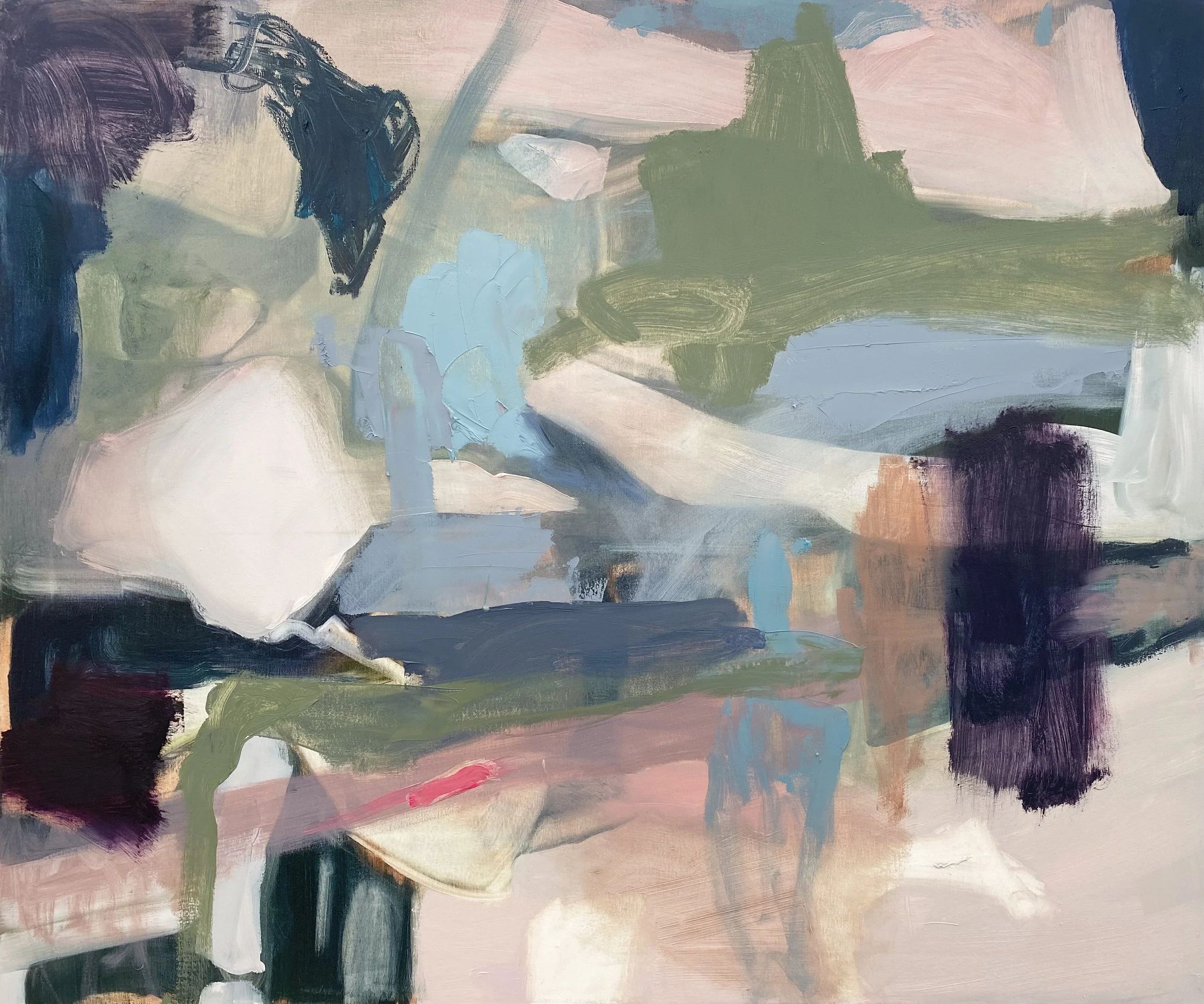 Wishbone I, oil on canvas, 2026, 100cm x 120cm 