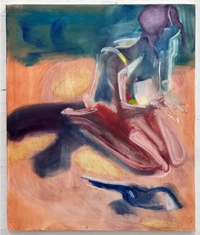 In These Echoing Conches, The Soul Finds its Peak, Oil on Canvas, 2025, 120cm x 100cm 