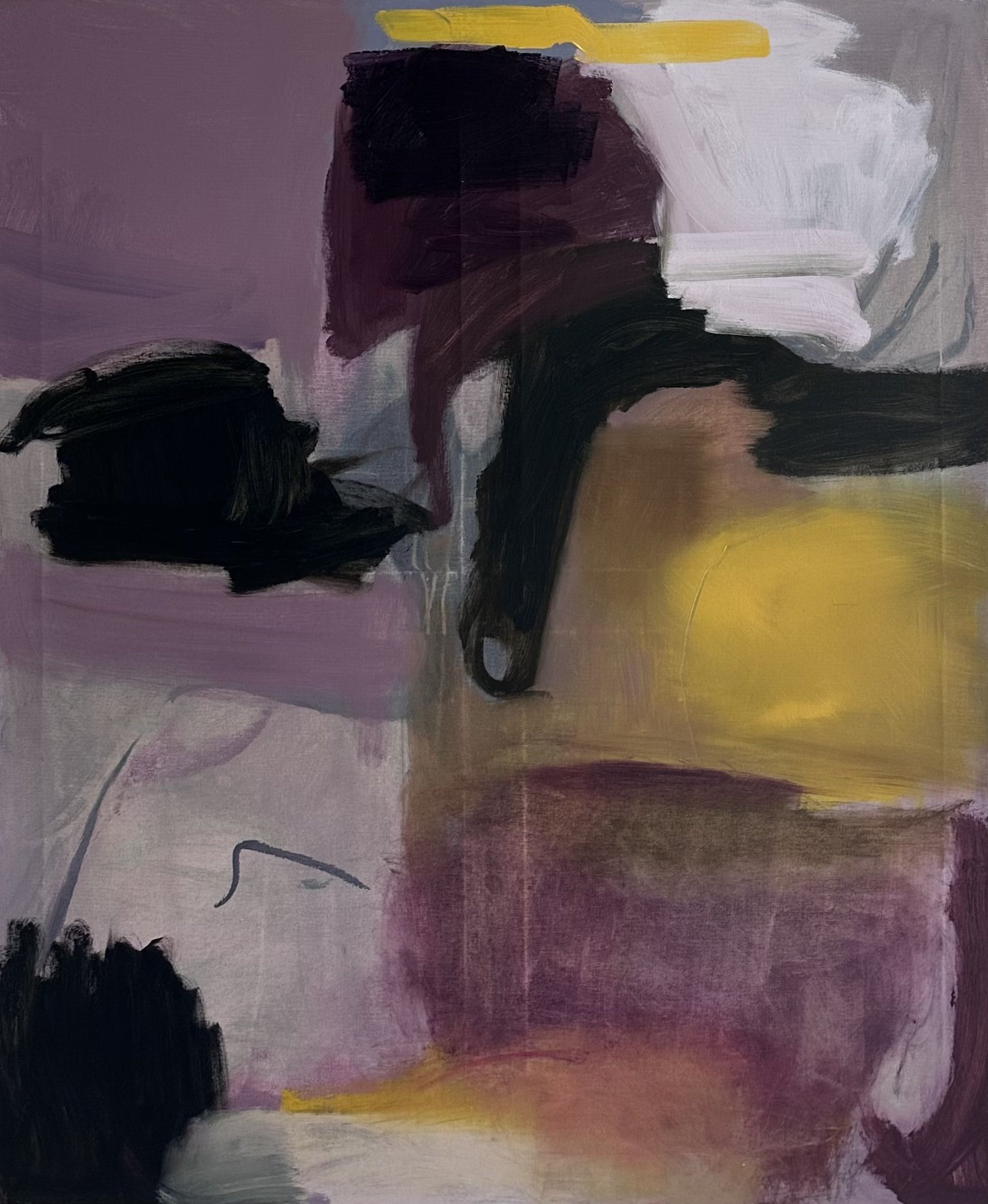 Keep Ithaca Always In your Mind,
Oil on canvas, 2026, 100cm x 120cm 

