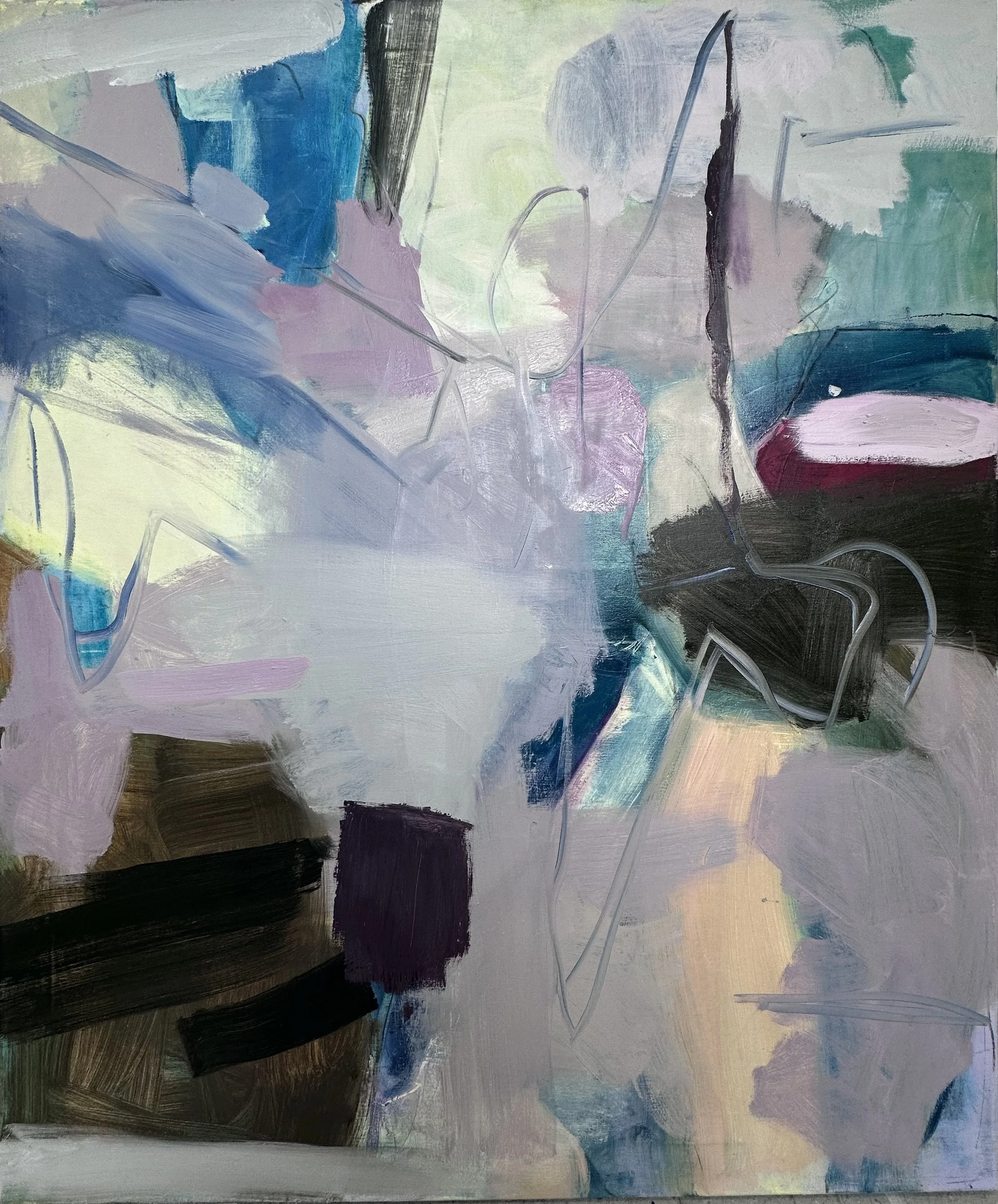 Wishbone II, oil on canvas, 2026, 120cm x 100cm 