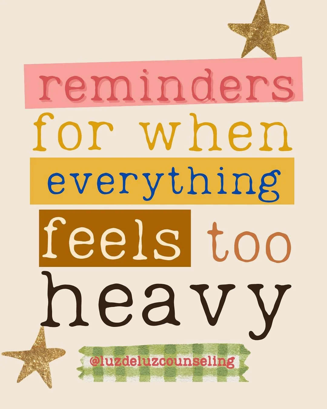 🌿Heavy days or seasons often signal: something in you is asking to be witnessed, soothed, and tended to with compassion.

If this day or season feels like too much, the bravest thing you may be able to do is to be gentle with yourself. Check in with