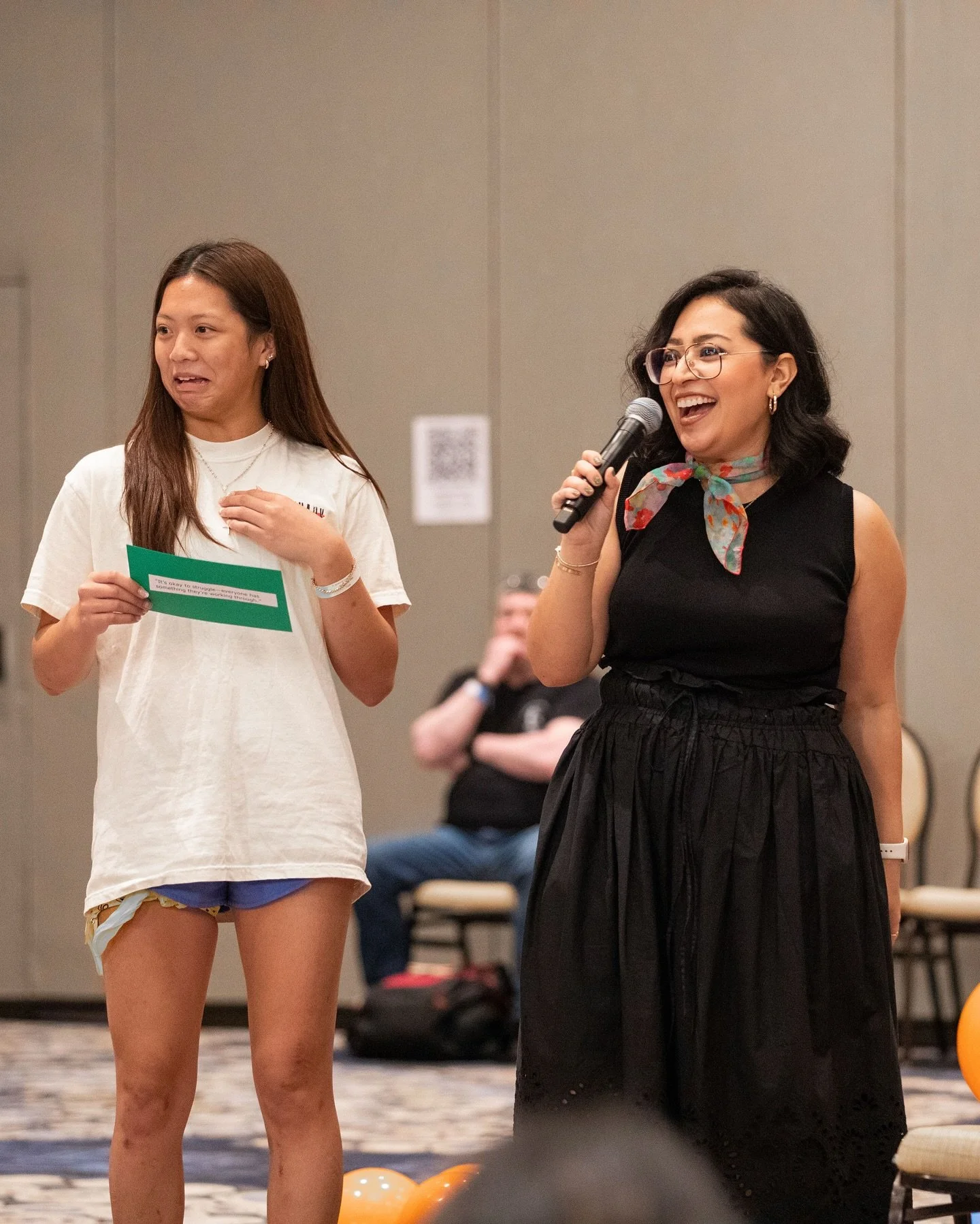 🎤 Last Saturday I had the opportunity to lead a workshop called ✨Navigating Anxiety with Hope✨ for hundreds of teens at @aychouston 

🙏🏽 I am so grateful for this incredible experience. 

We explored what&rsquo;s actually happening in the brain an