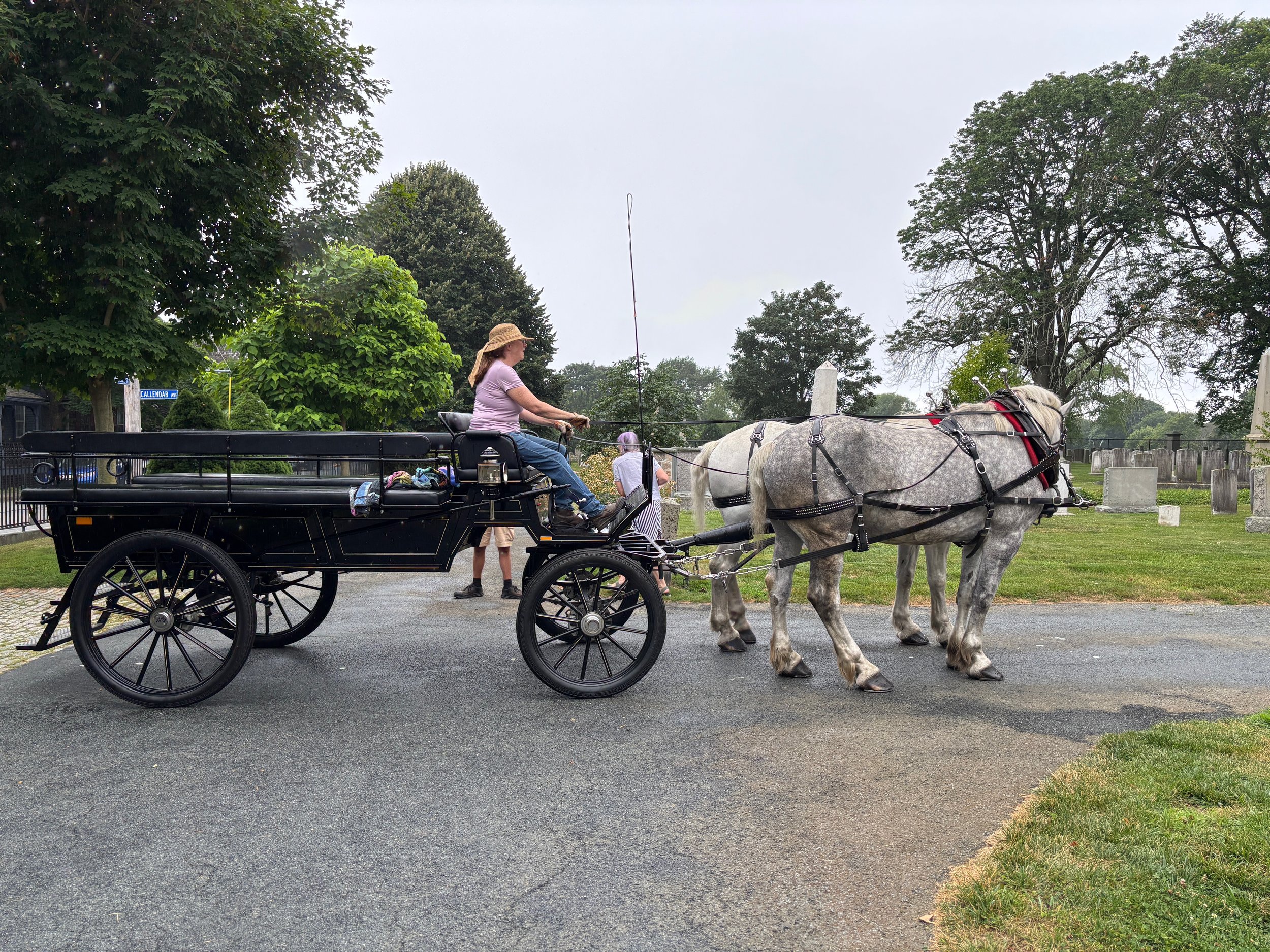 New Deal Horse & Carriage Ride at Island Cemetery, July 7, 2025