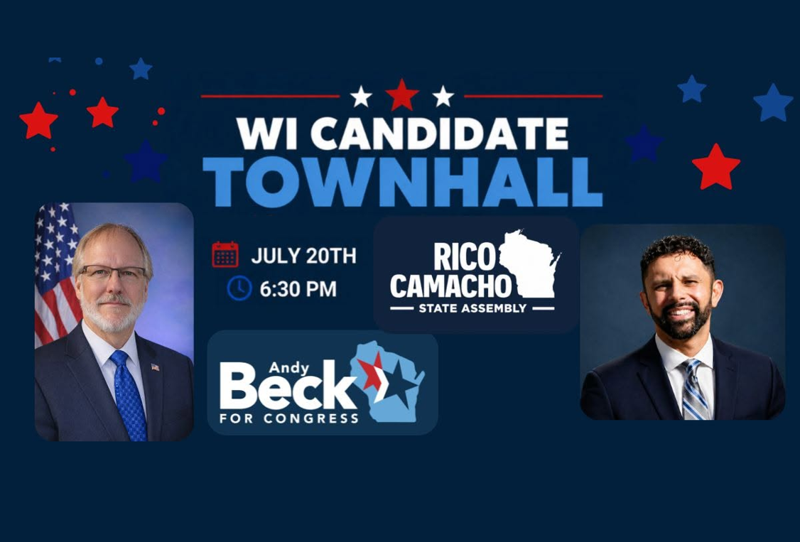 Waukesha Town Hall with Andy Beck and Rico Camacho