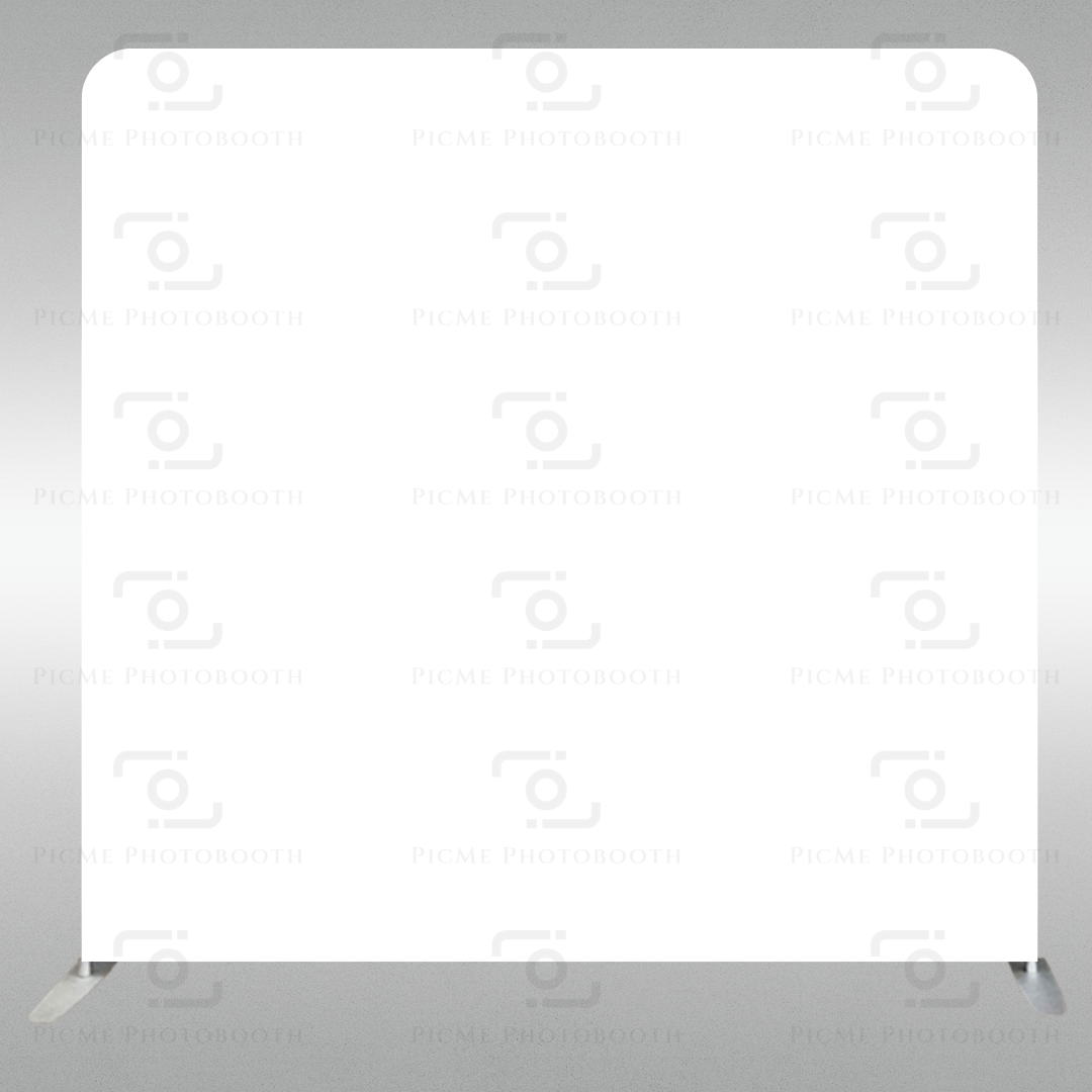 Just be Glam with White_picmephotobooth_backdrop