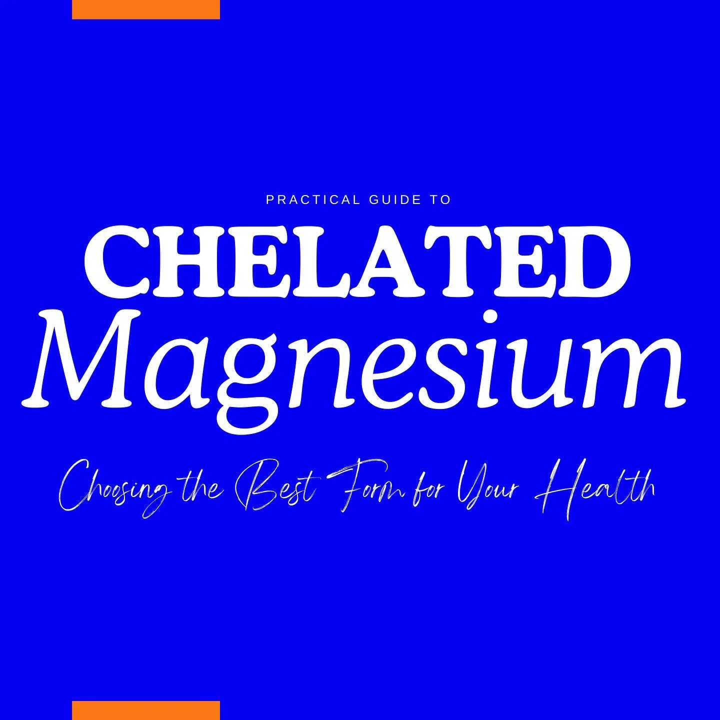 Choosing the right form of magnesium can make all the difference for your health! 💪
From supporting relaxation and sleep to boosting energy and muscle recovery, each type of chelated magnesium has unique benefits.

Swipe through to find out which fo