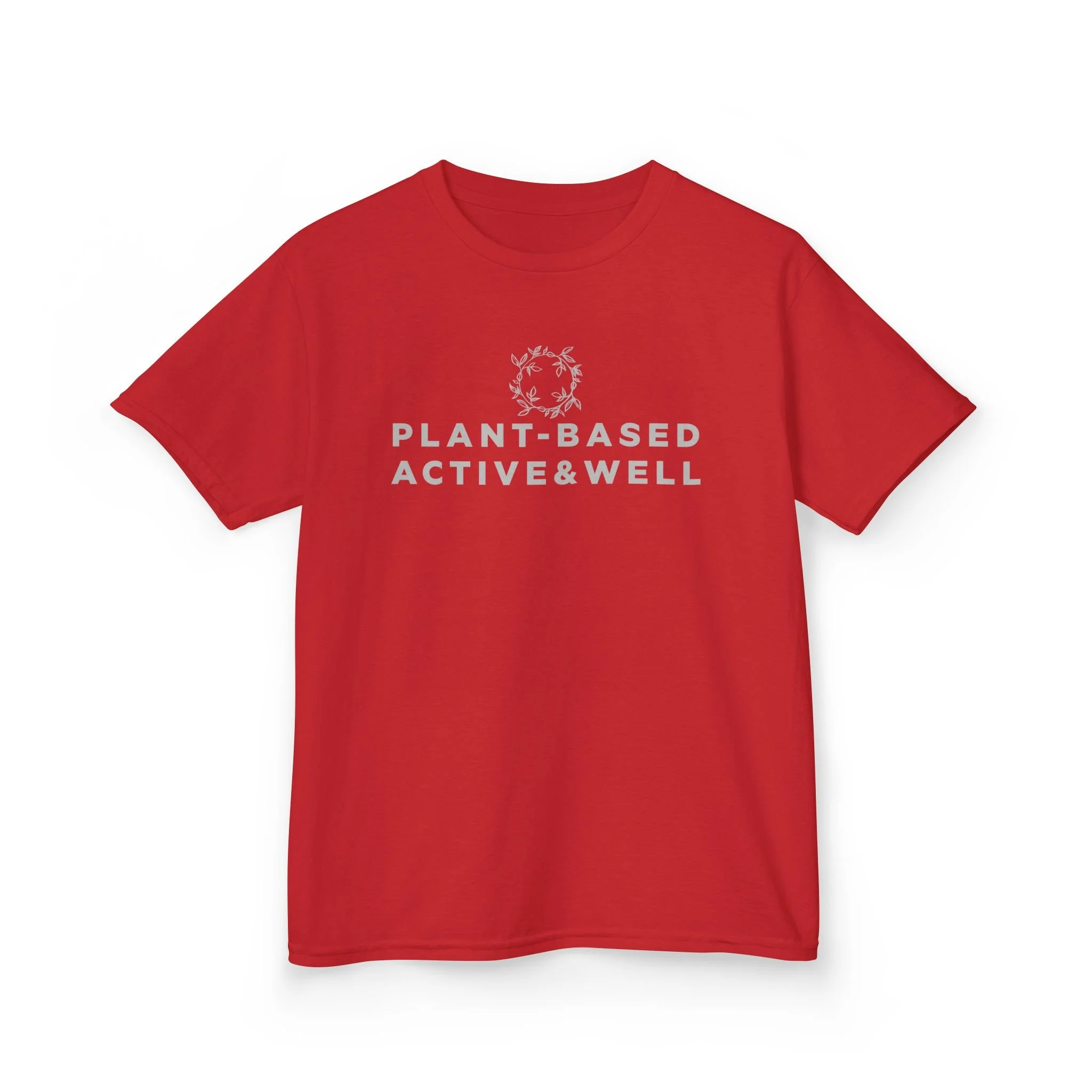 Plant-Based Active & Well kids tee
