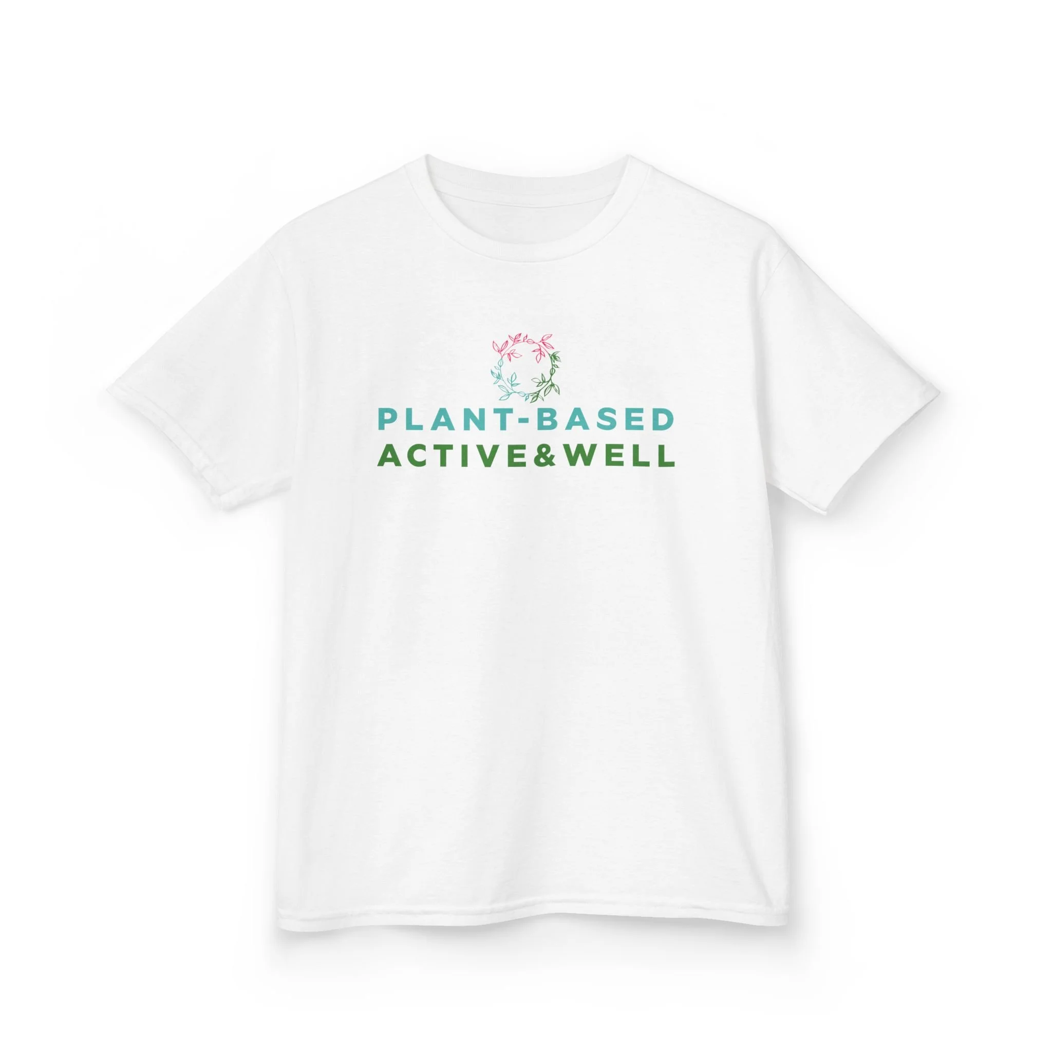 Plant-Based Active & Well kids tee