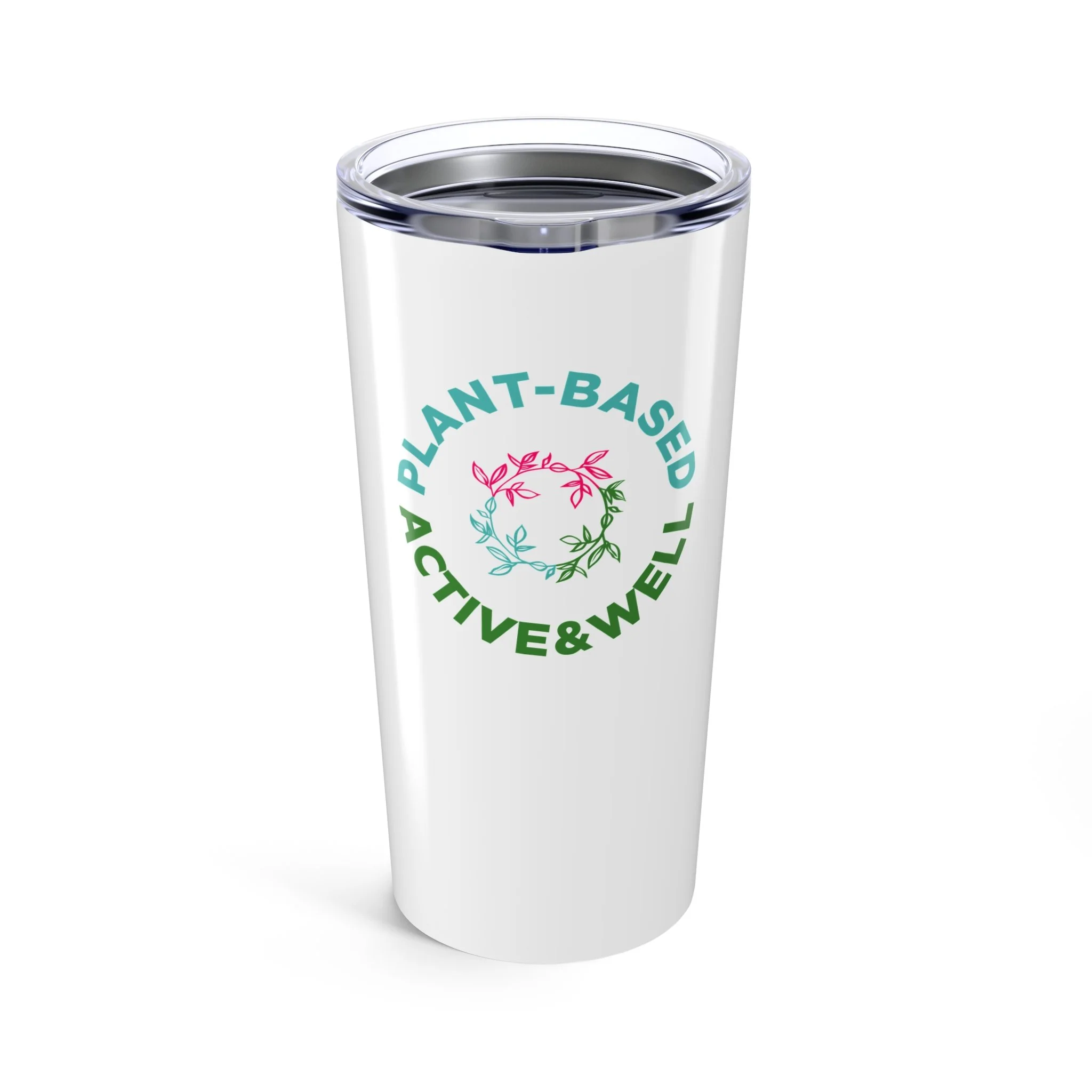 Plant-Based Active & Well tumbler