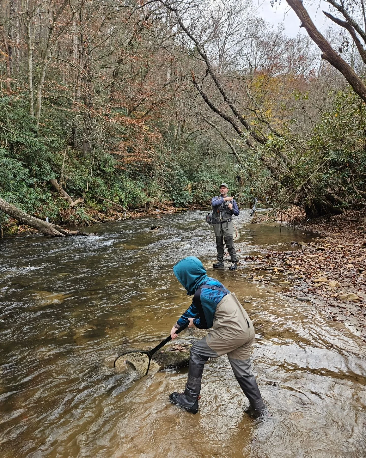 Beautiful morning. Hungry fish. Lots of laughs. Great success. The father/son trips this past week have been rad. Come see what the fun's all about 🤘🏻 

#flyfishing