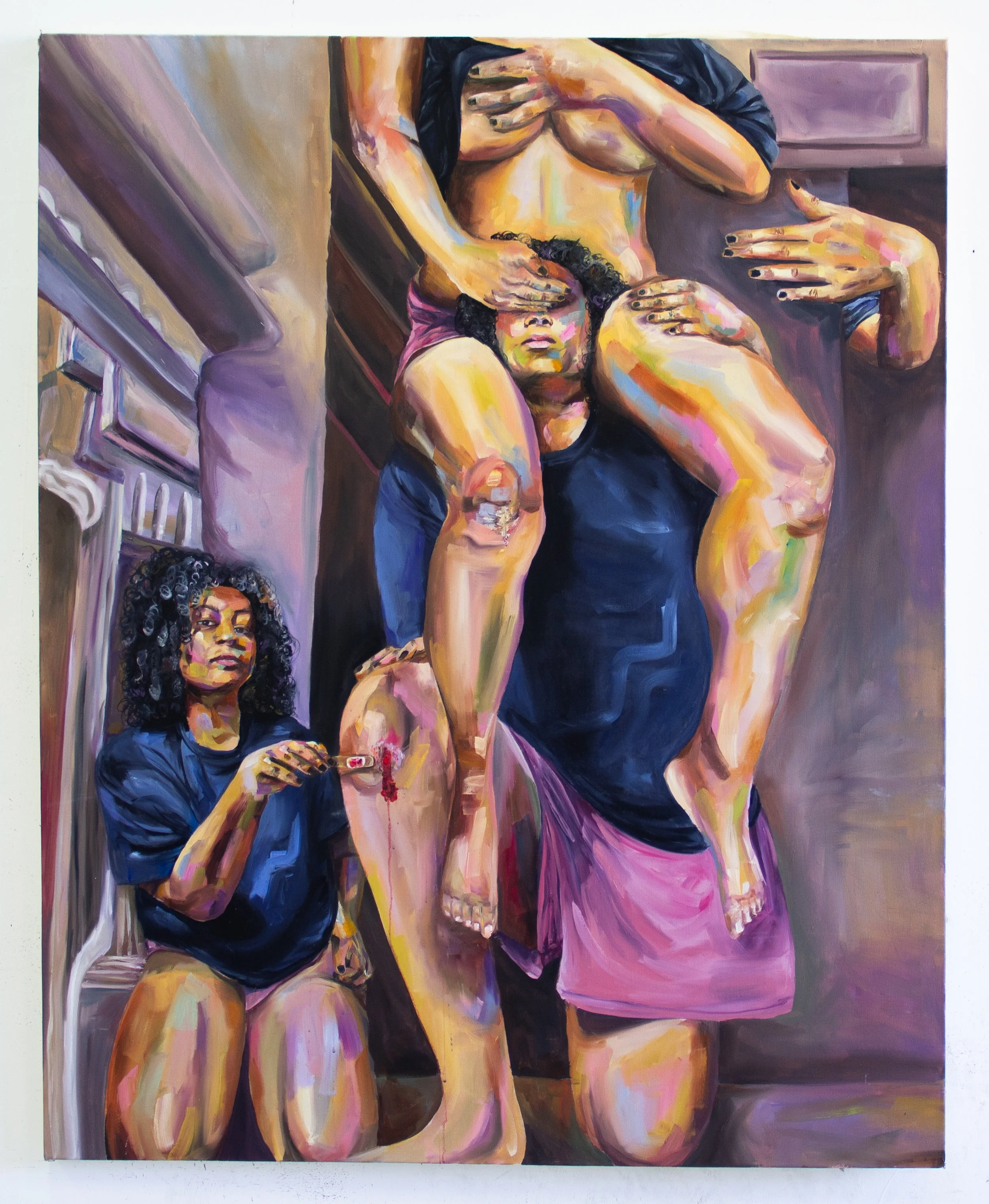 Nexus Event / Inflection Point | 170cm x 130cm, Oil on canvas, 2025