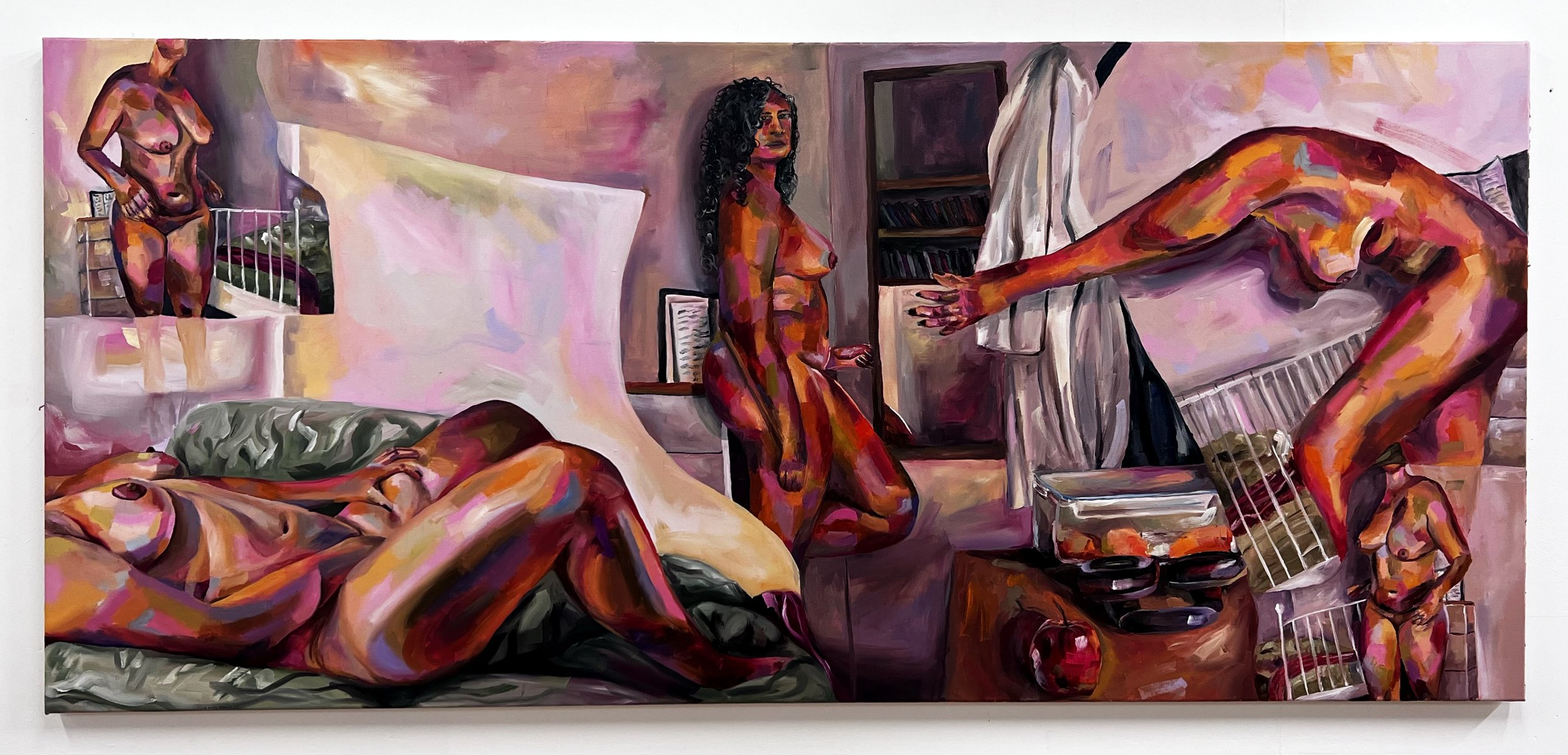 Selfhoods | 90cm x 200cm, Oil on canvas, 2025