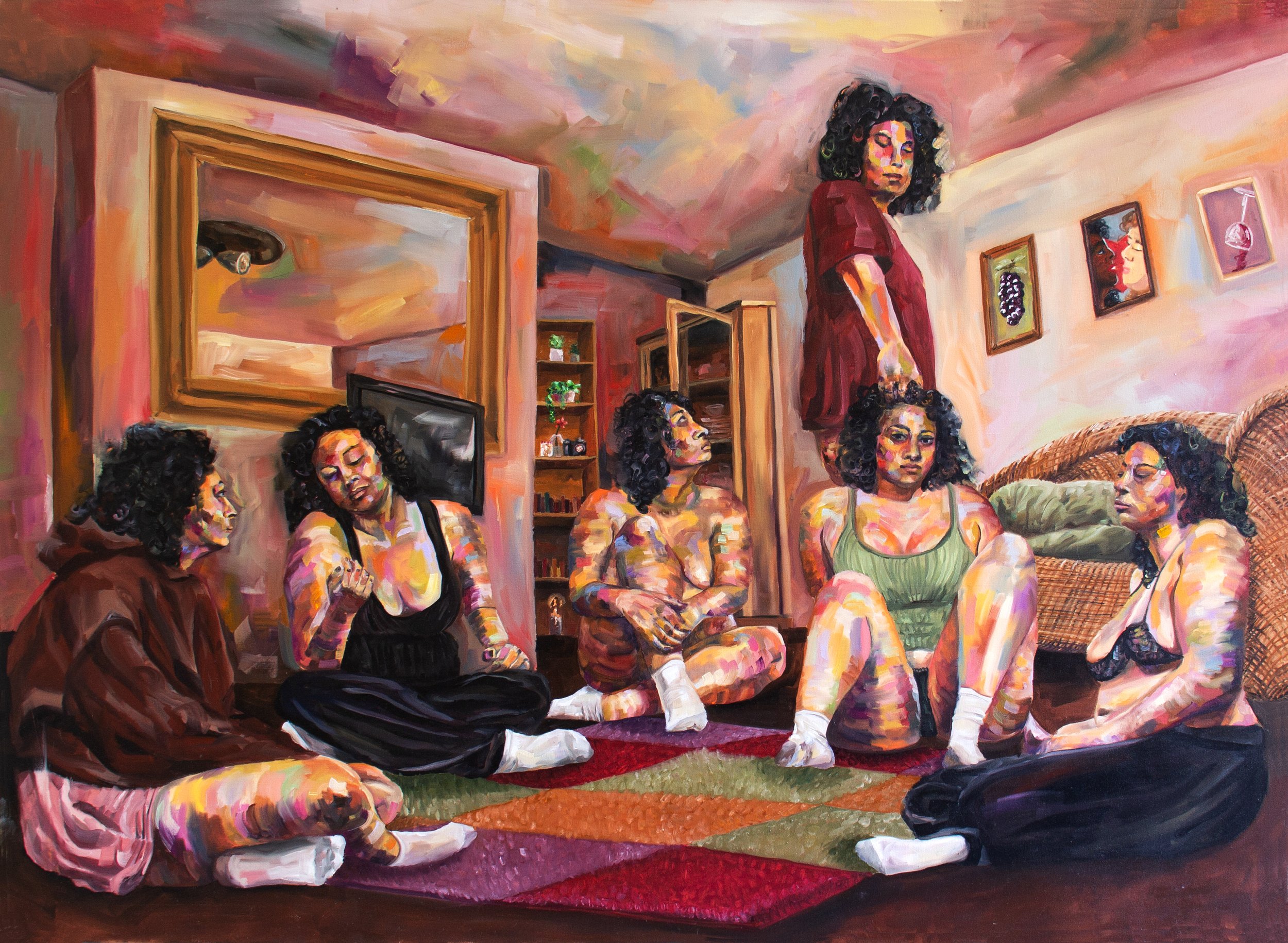 Duck Duck Goose | 130x150, Oil on canvas, 2026