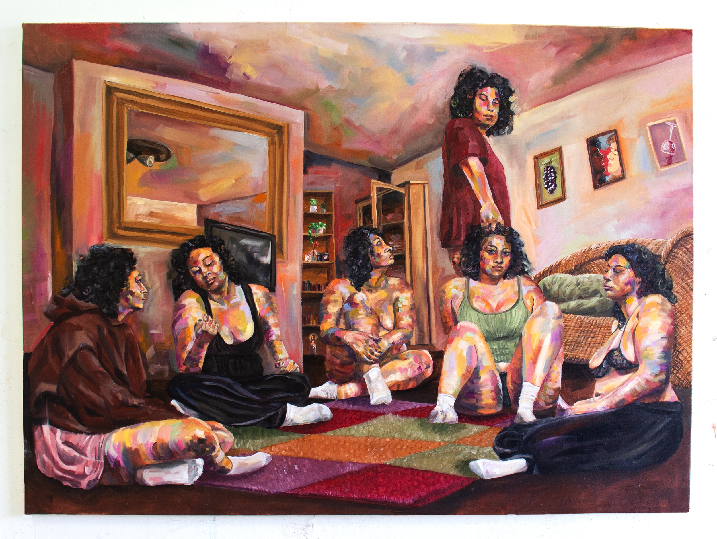 Duck Duck Goose | 130x150, Oil on canvas, 2026