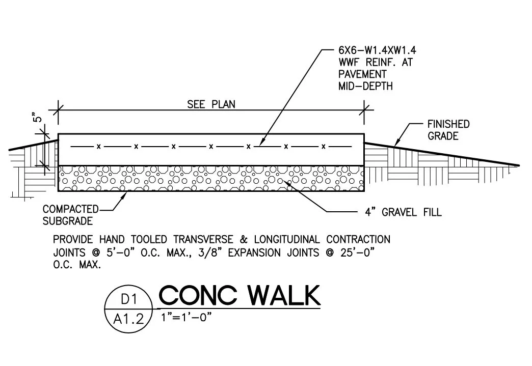 SIDEWALK - CONCRETE WALKWAY PAVING — Architekwiki