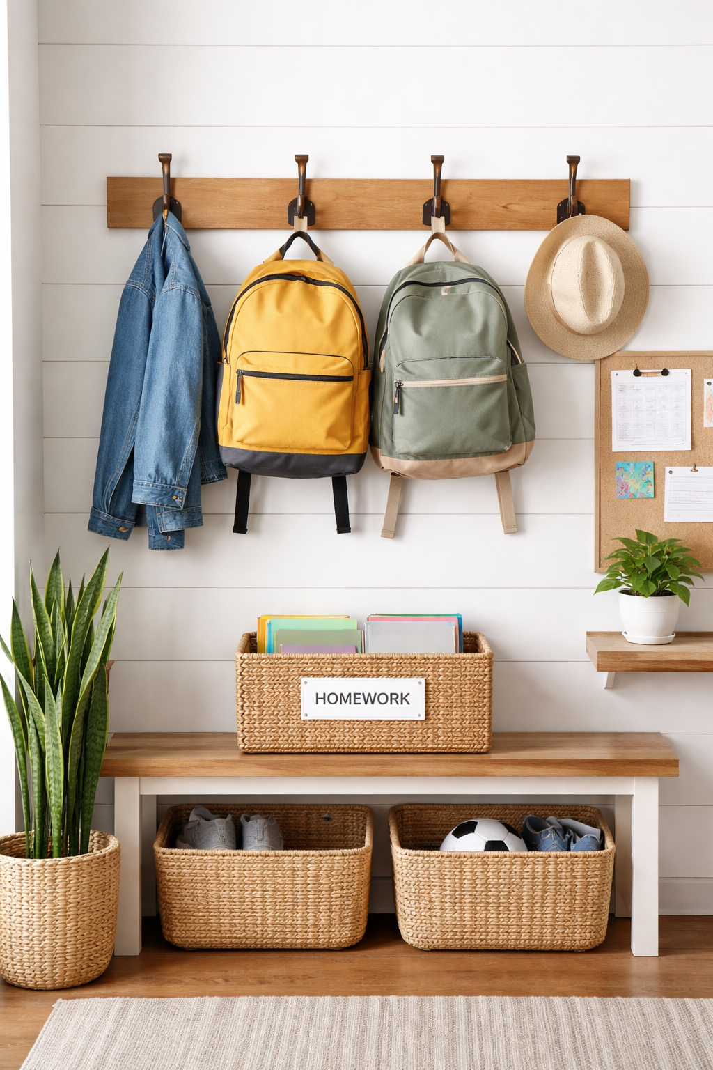 How to Create an Entryway That Actually Works for ADHD Kids