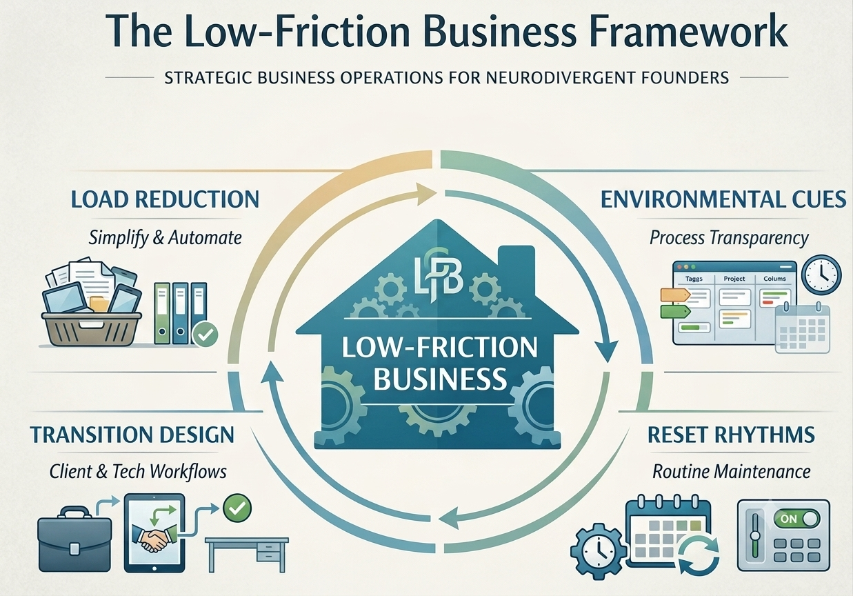 Low-friction business framework