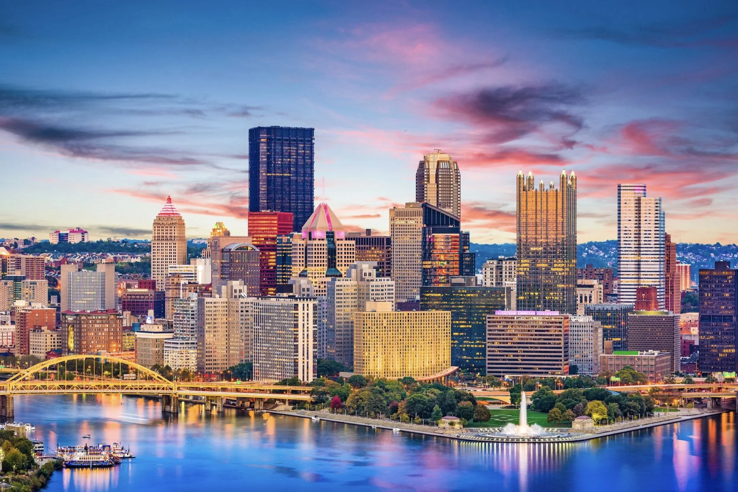 Pittsburgh, Pennsylvania skyline — served by Chia Endocrinology & Wellness