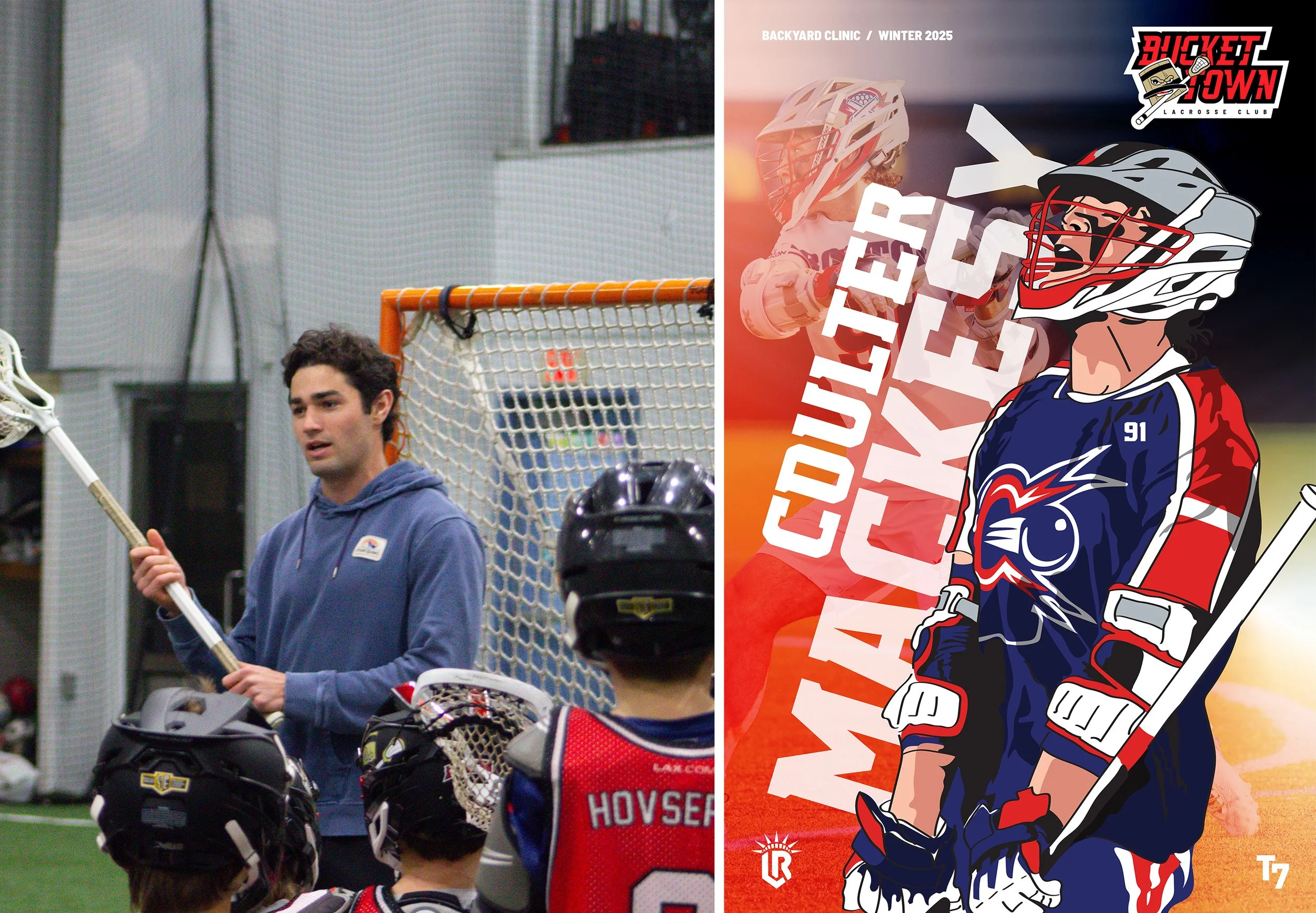 Bucket Town Lacrosse Clinic x Coulter Mackesy