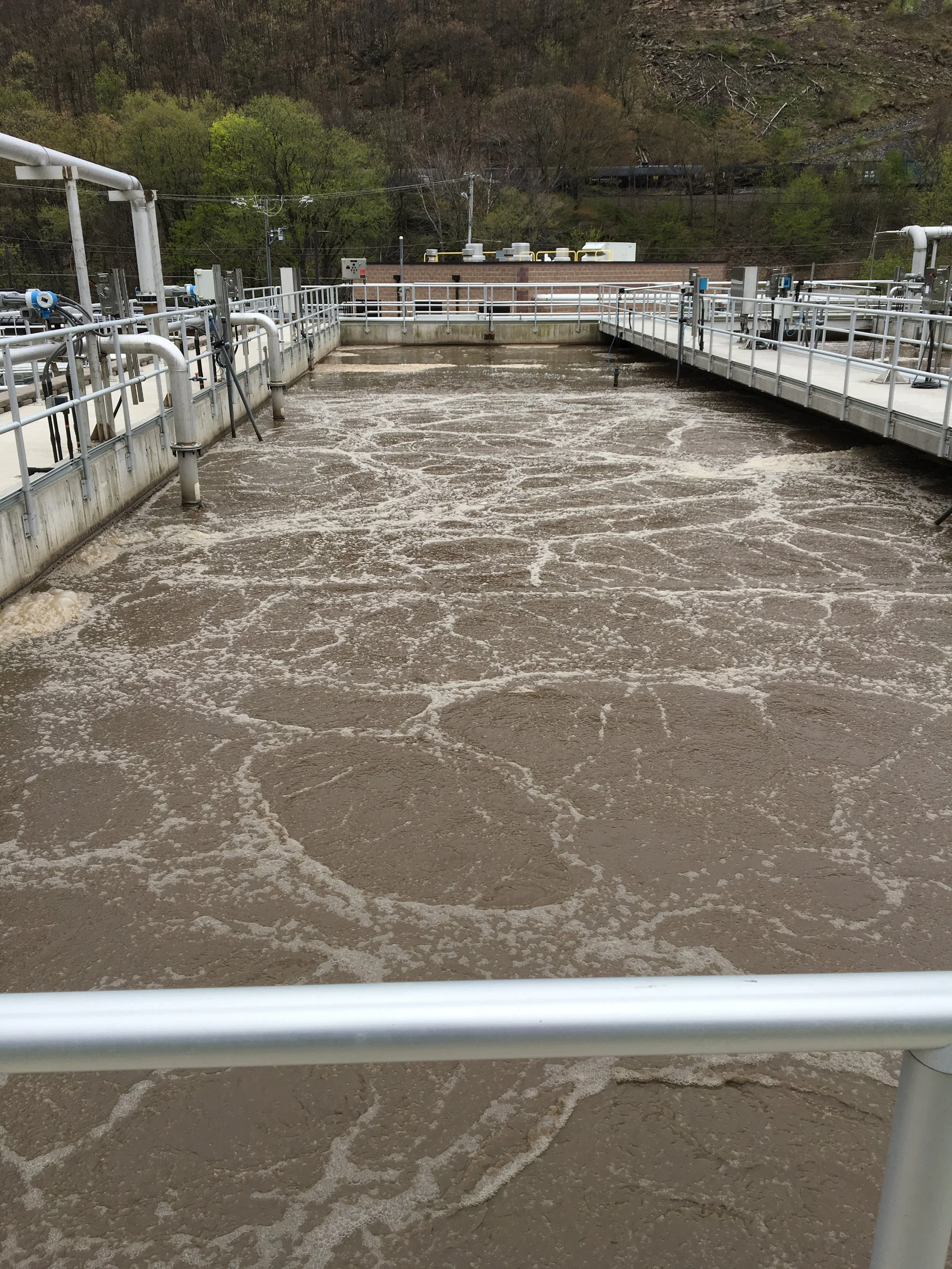 Wastewater Plant Aeration Tank