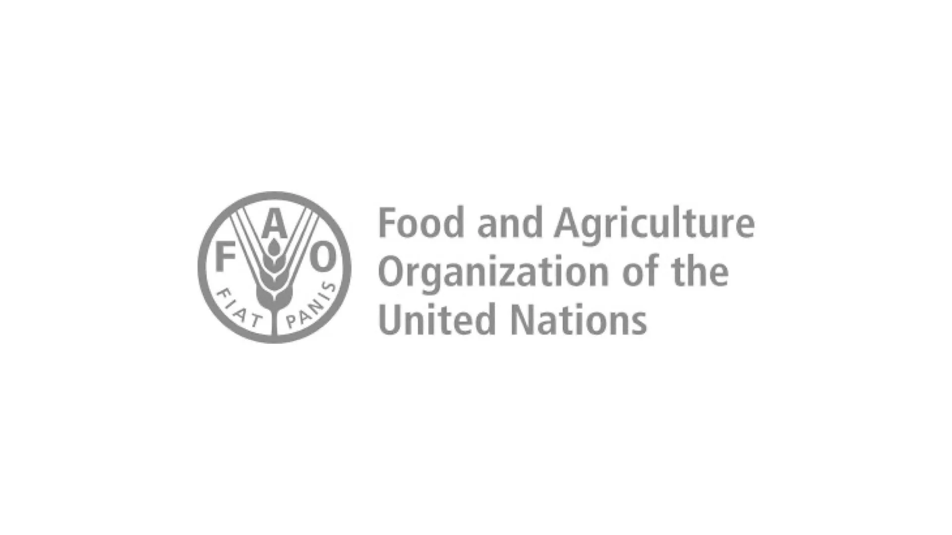 FAO logo with the text 'Food and Agriculture Organization of the United Nations'
